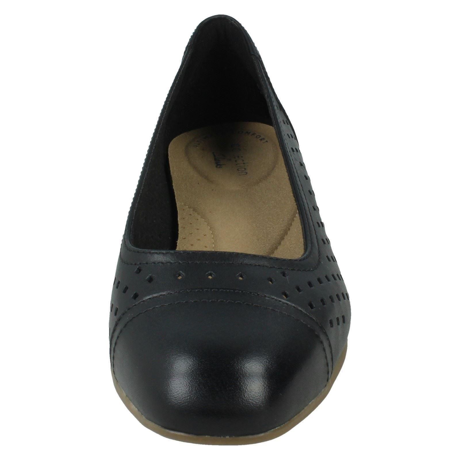 Damas Clarks Tacón Diario Mocasín de Cuero Mocasín Cedro Julieta - Imagen 9 de 10