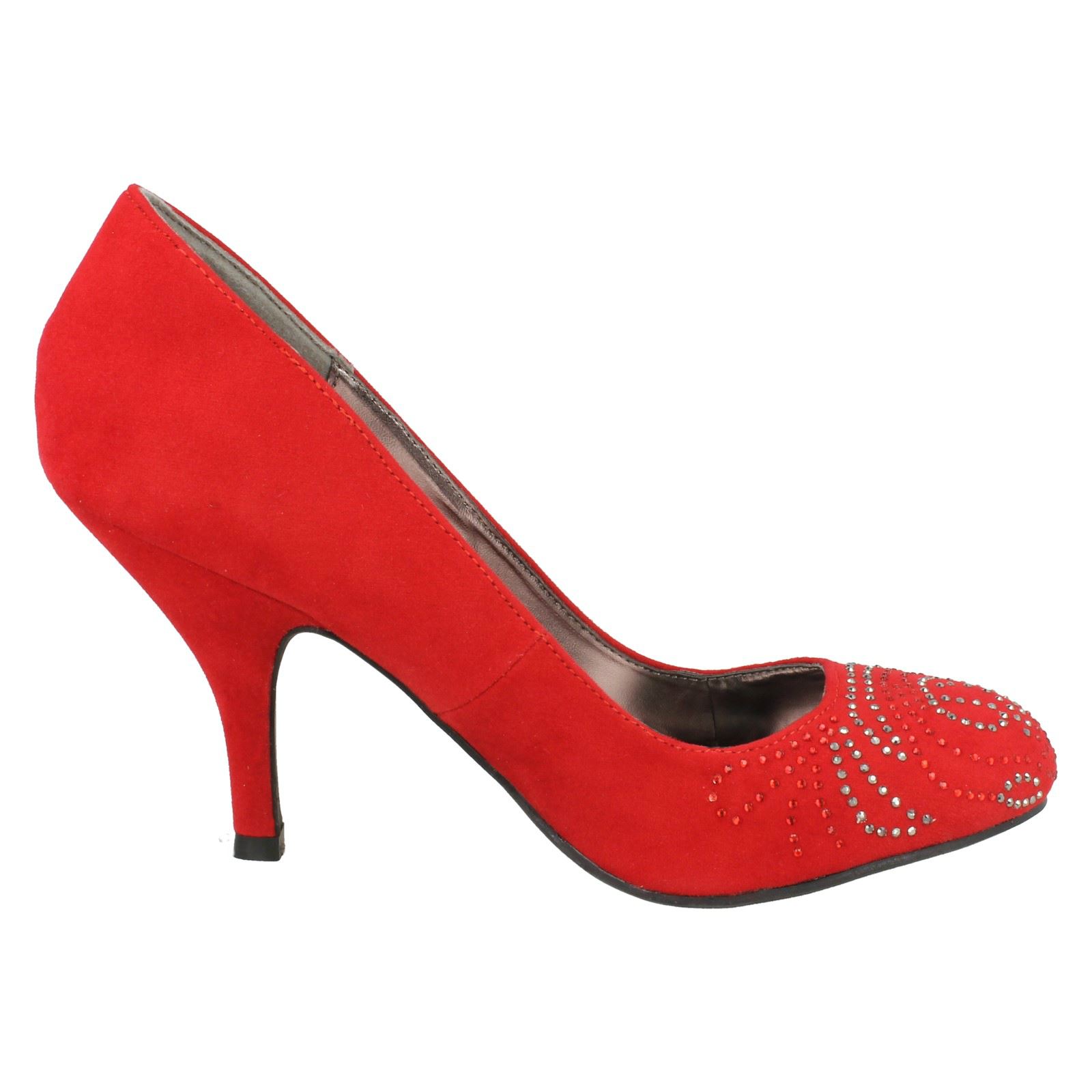Zapatos de corte para dama Anne Michelle con patrón de diamante - Imagen 6 de 36