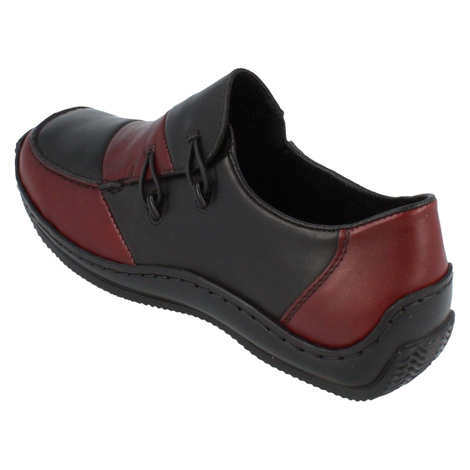 Ladies Faux Faux Faux Loop Fastening Rieker Slip On shoes L1762 99389c Ladies Faux Faux Faux Loop Fastening Rieker Slip On shoes L1762 99389c
