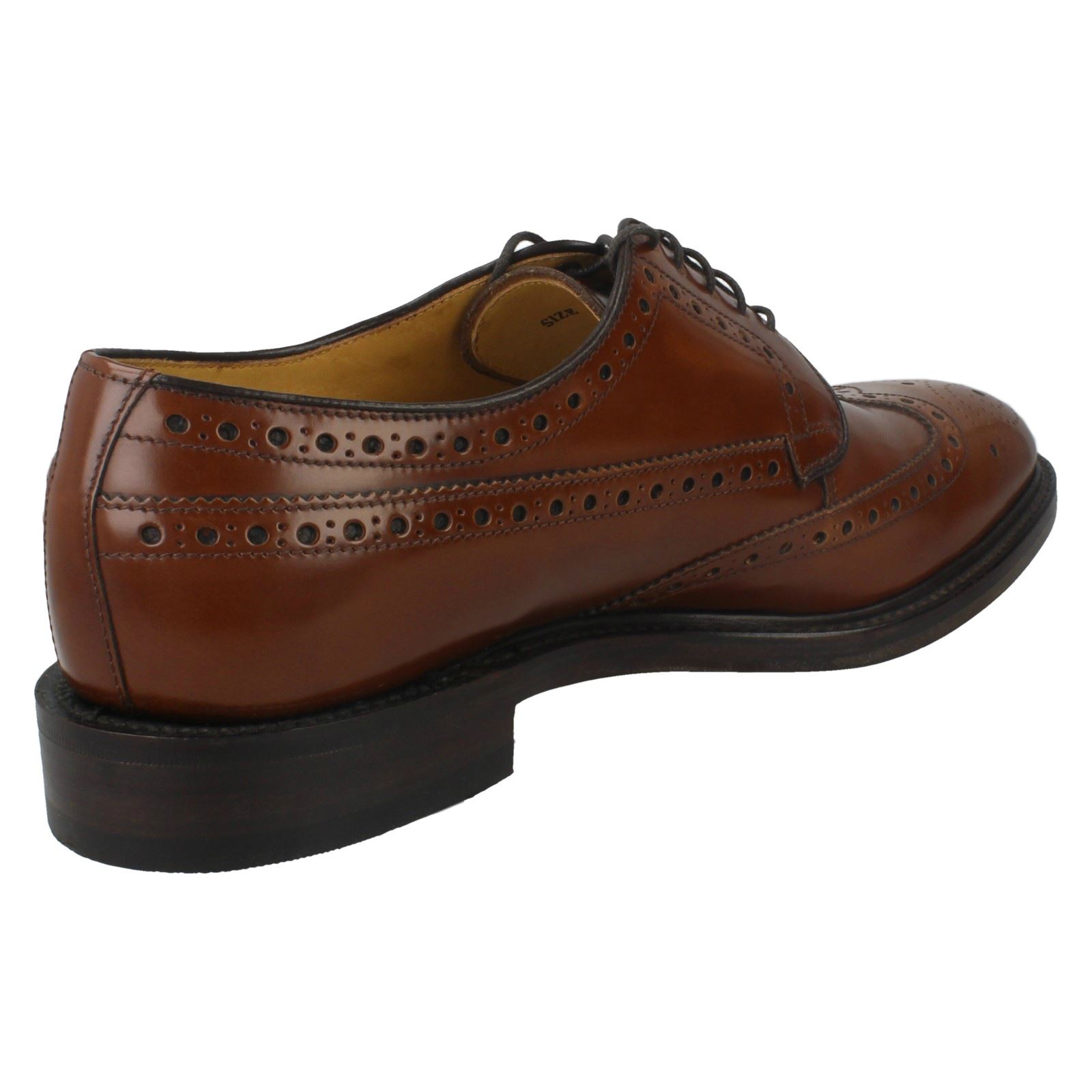 Mens Loake Formal Brogue Shoes Braemar - Picture 15 of 19