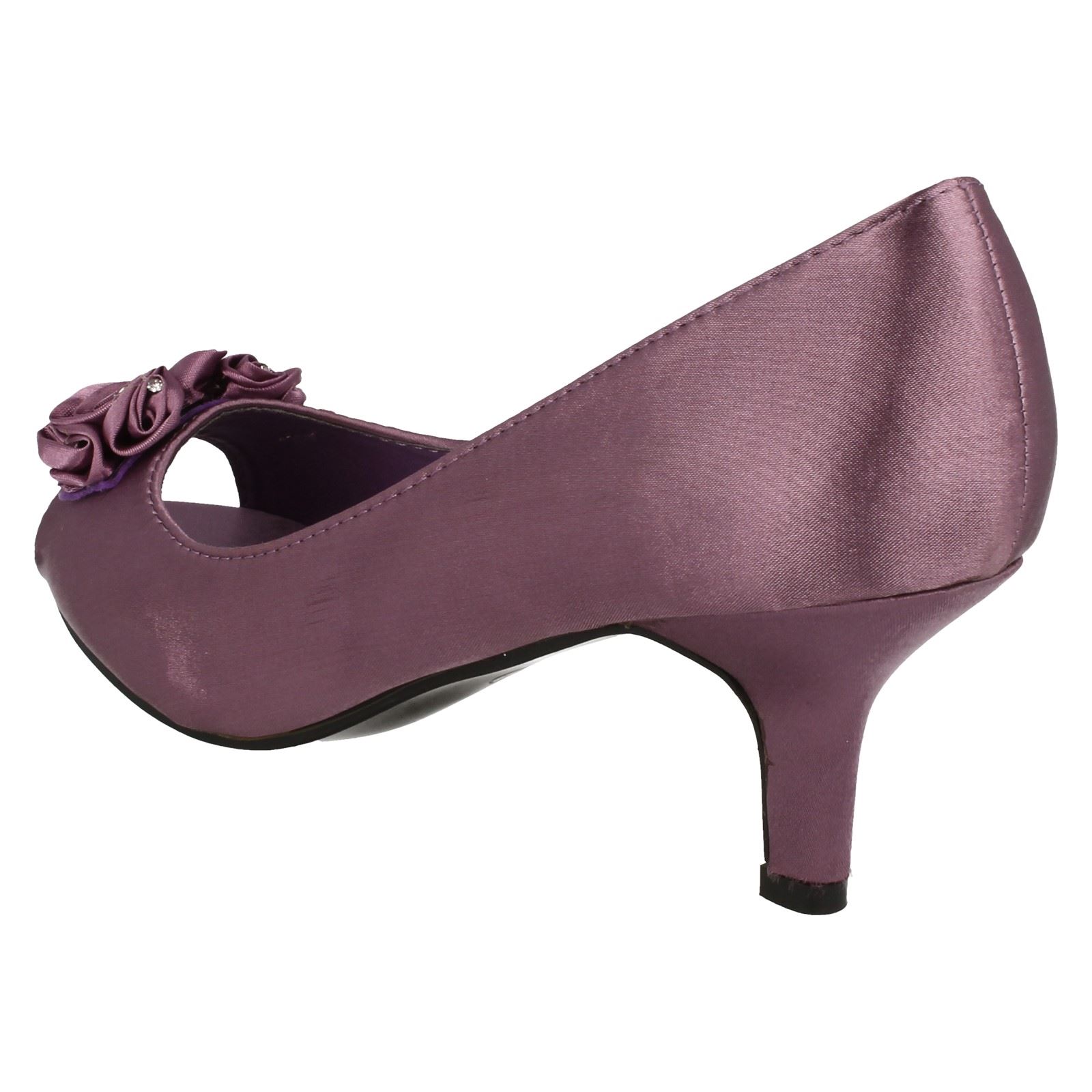 "Zapatos para dama Spot On Peep Toe con ""detalle floral"" - Imagen 40 de 55