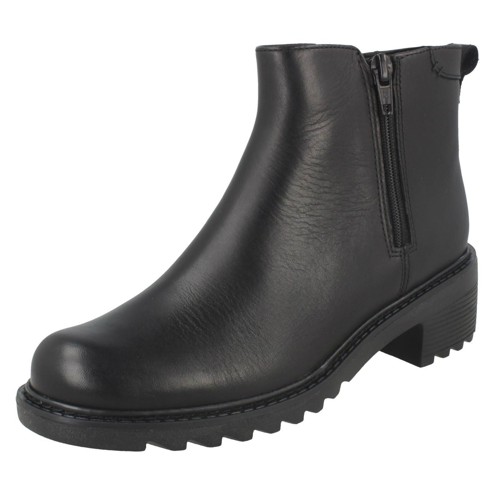 chicas negro Botas Roam casual Clarks Frankie 6pUqC5