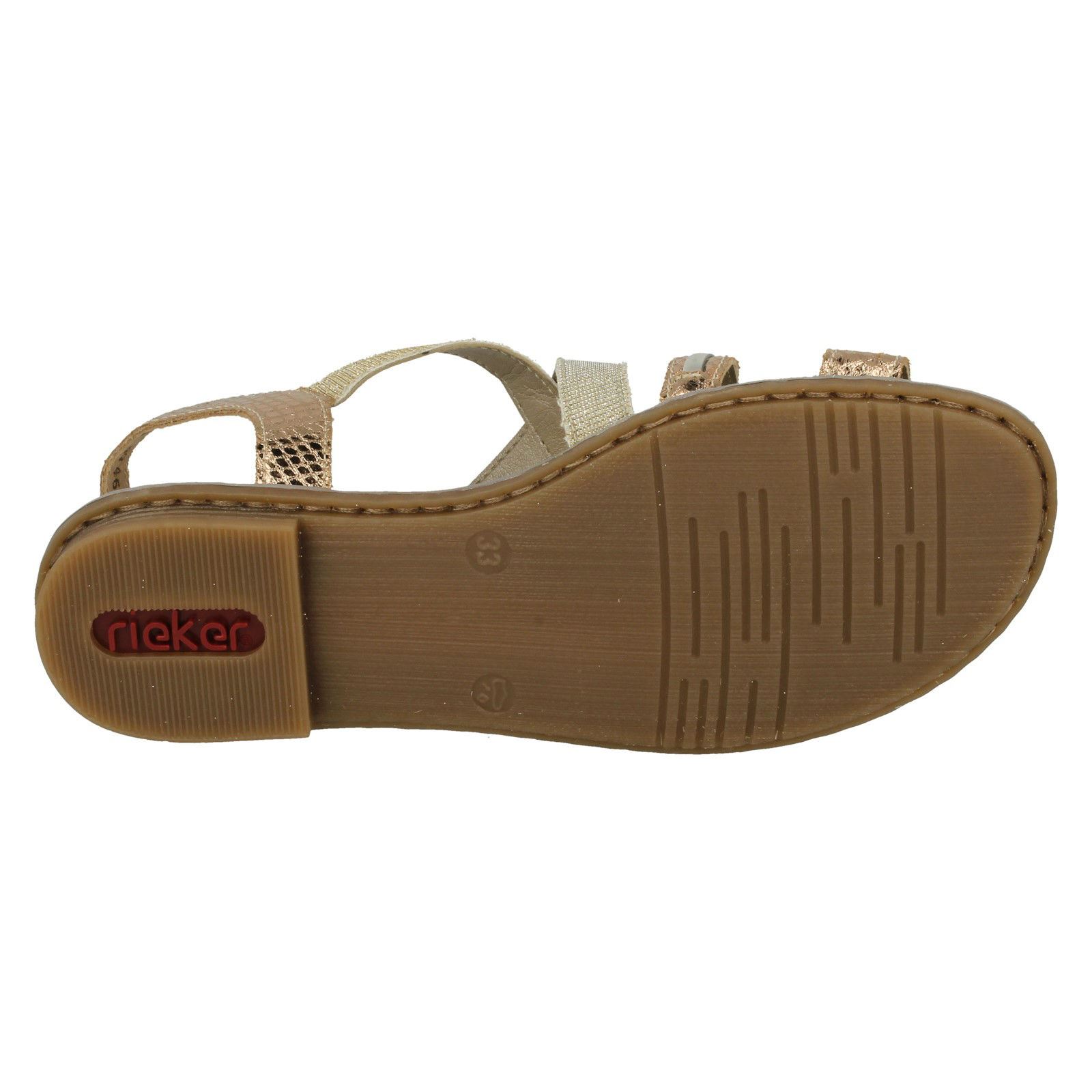Girls Rieker Casual Strappy Sandals 'K0850' | eBay