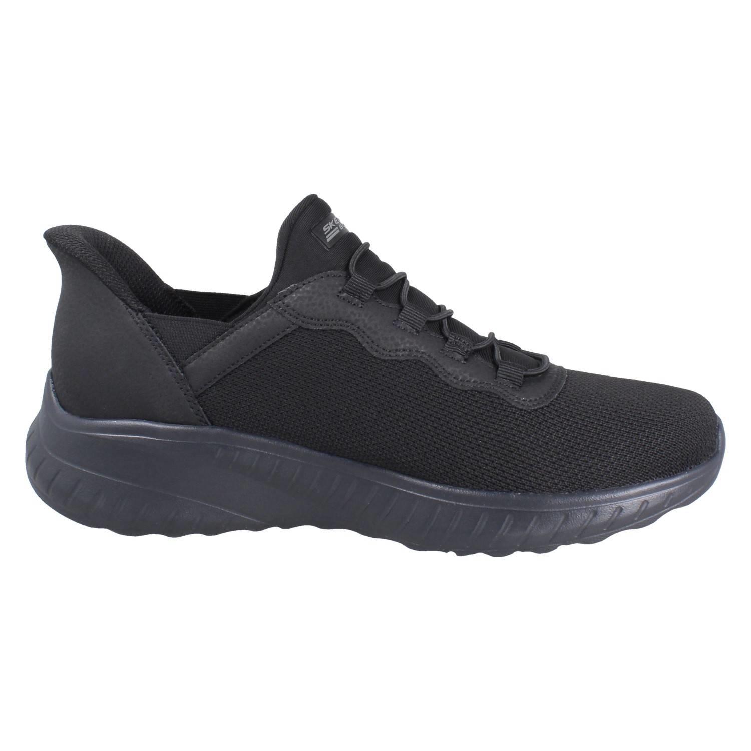 Hommes Skechers Vegan Slip-Ins Mains Gratuit Baskets à Enfiler Daily Hype 118300 - Picture 7 of 10