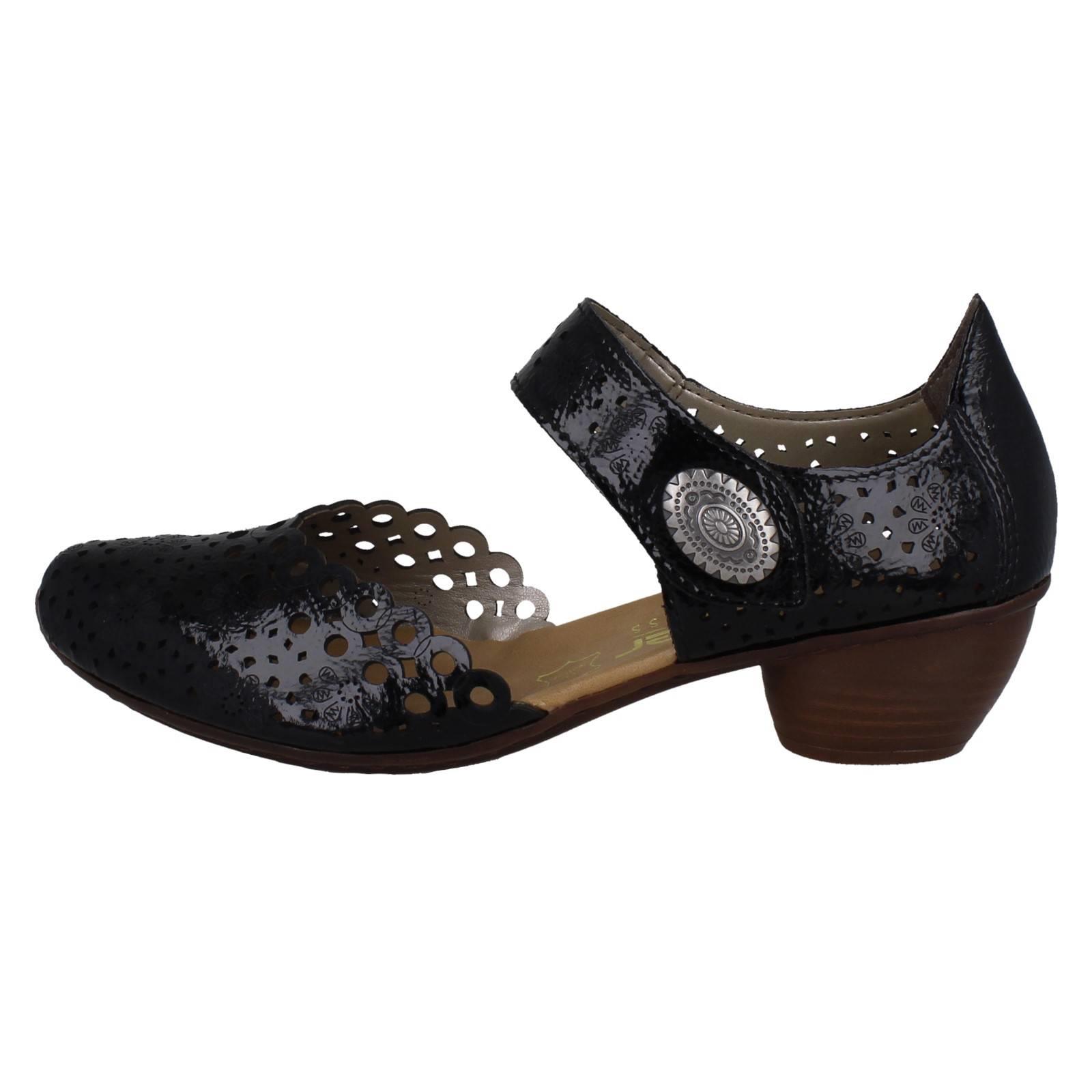 Ladies Rieker Stylish Punched Detailed Summer Shoes 43753 - Picture 48 of 64