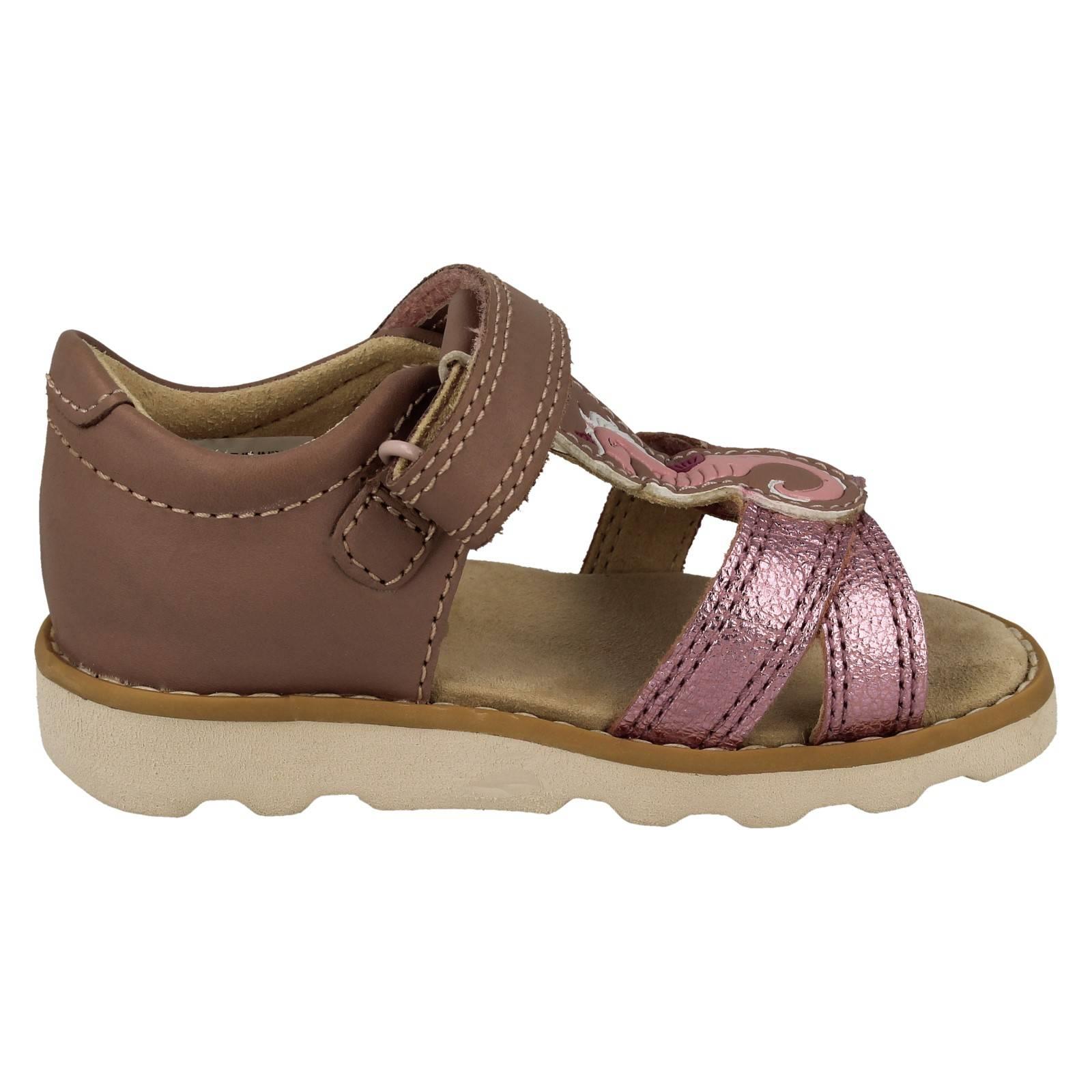Sandalias Niñas Clarks Elegantes Esmeralda Mar-Unicornio Motivo Detallado Corona Gafas T - Imagen 7 de 10