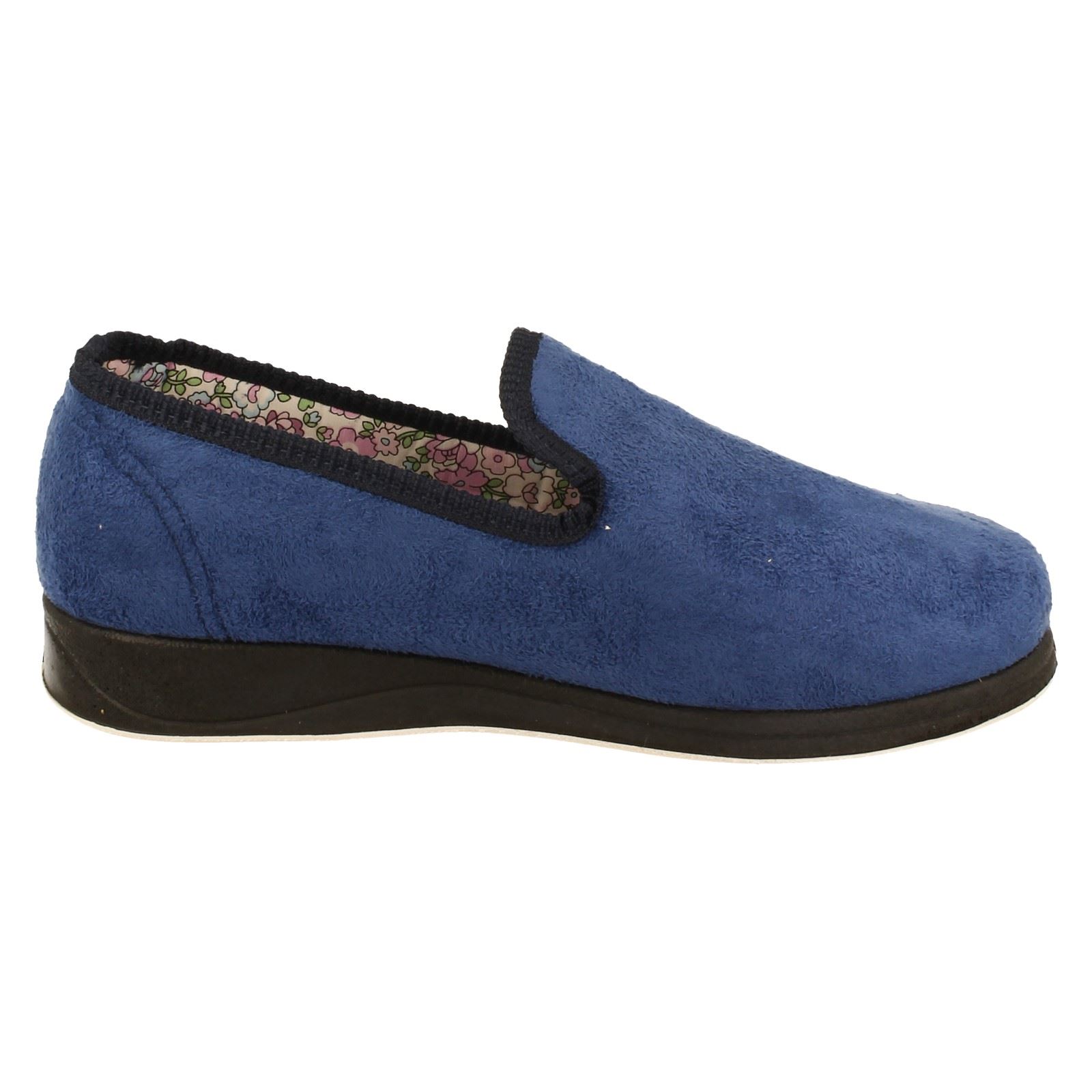 Ladies Padders Wide Fit Slippers 'Repose 18' - Picture 16 of 19