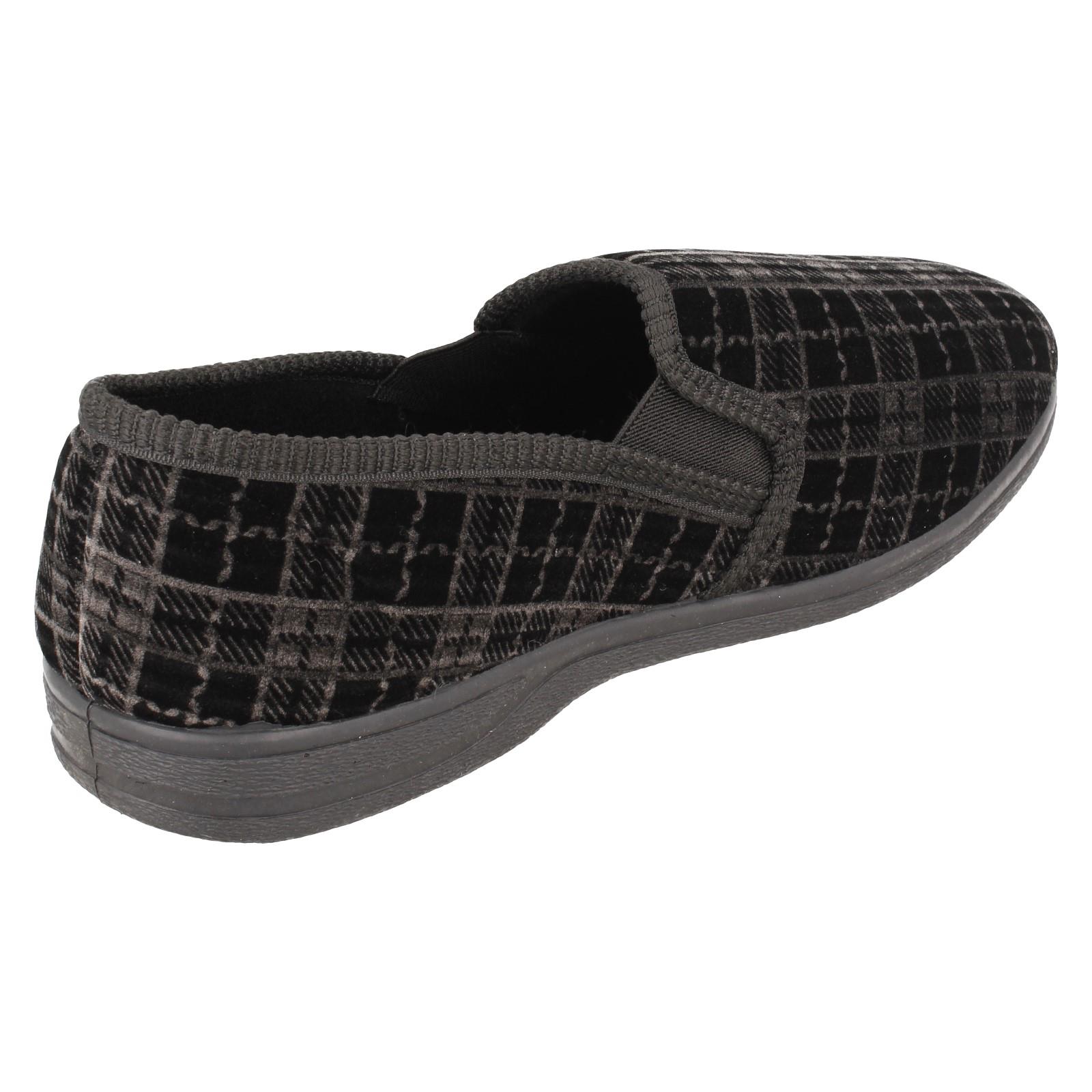 Mens Rosebank Twin Gusset Indoor Slippers Jack - Picture 15 of 19