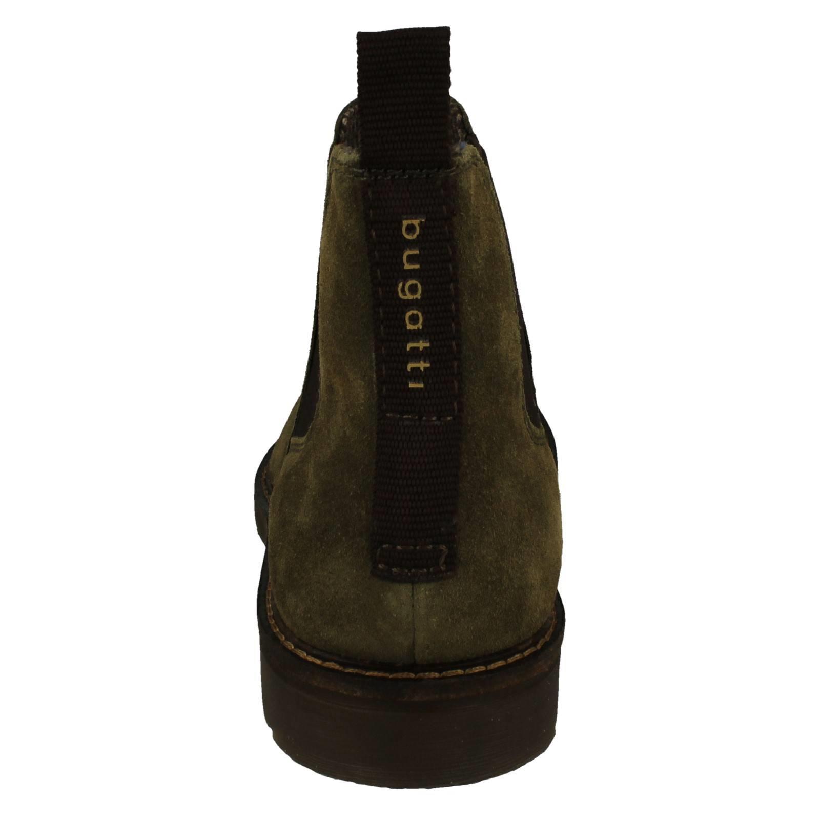 'Mens Bugatti' Stylish Casual Pull On Ankle Boots - 331-A5P31-1400 - Picture 9 of 10