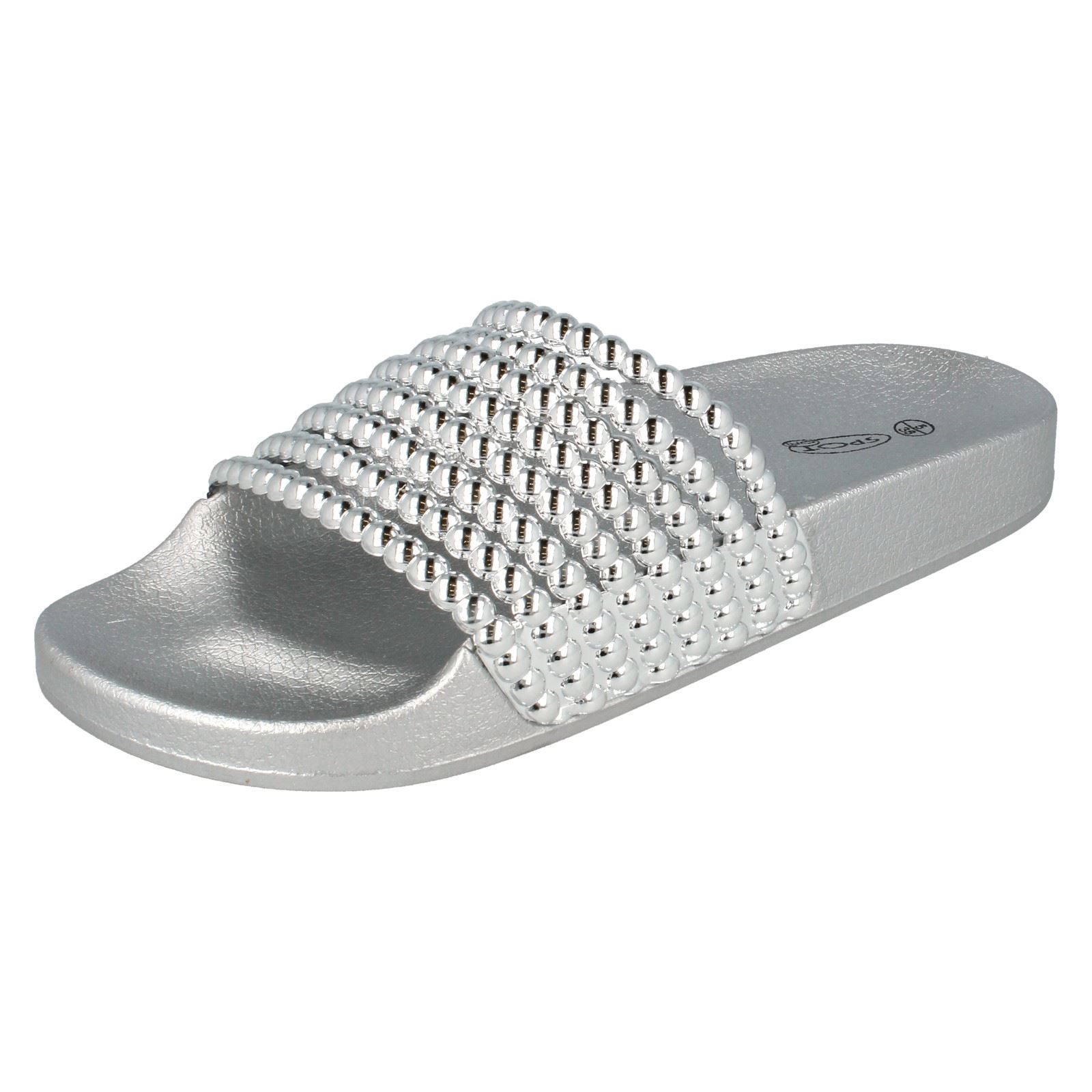 Ladies Spot On Casual Sliders - Picture 20 of 28