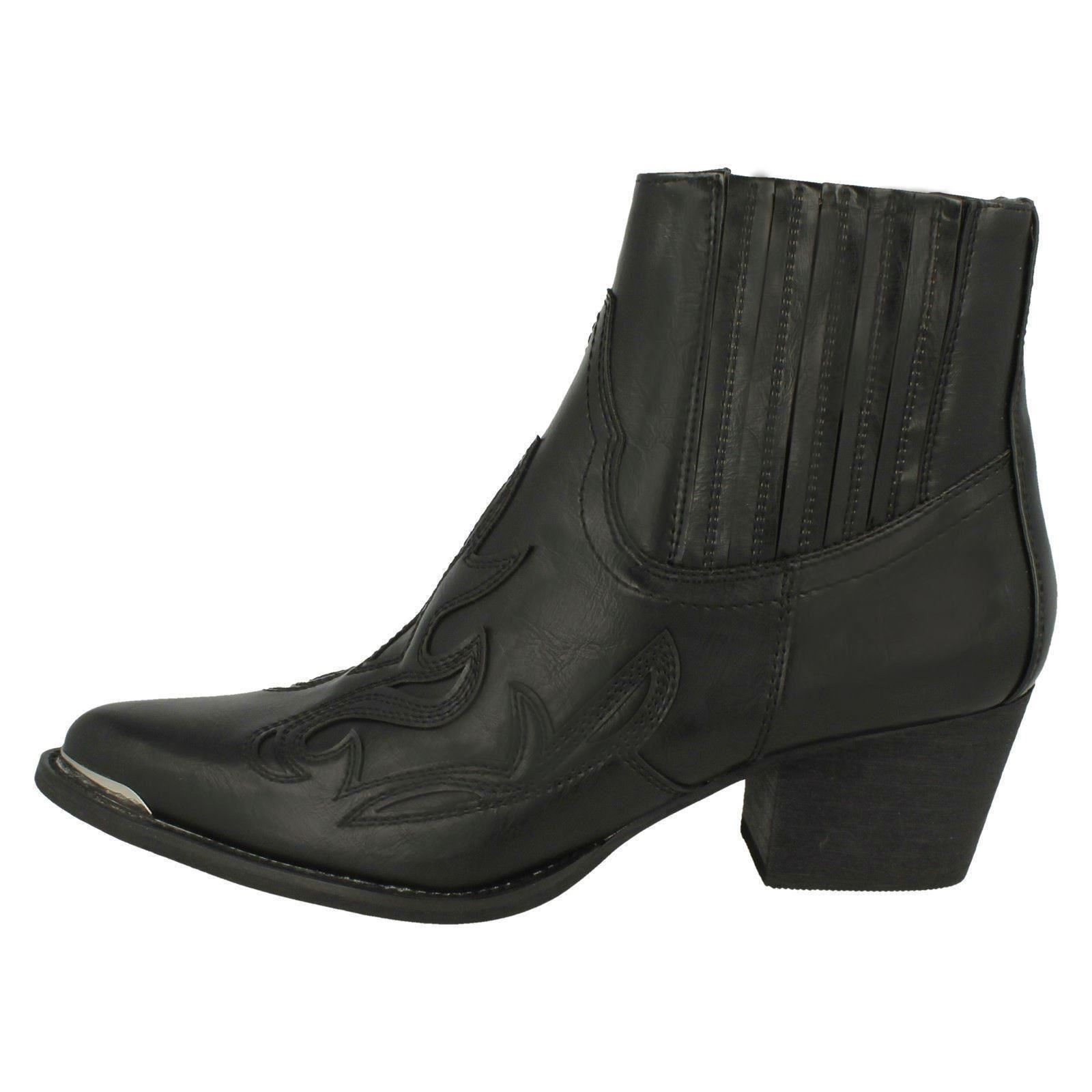 Botas al tobillo sin cordones para damas - Imagen 3 de 19