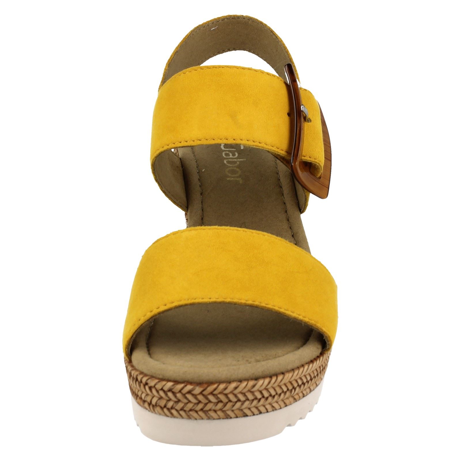 gabor yellow sandals