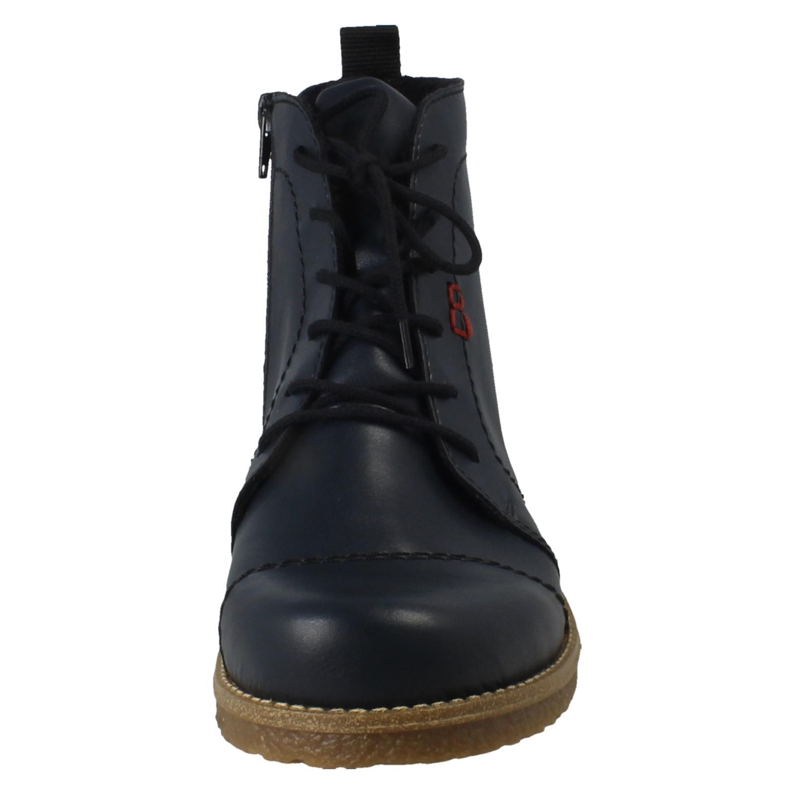 Mujer Rieker Forro Polar Cremallera Y Cordones Cierre Botines '73500' - Imagen 9 de 10