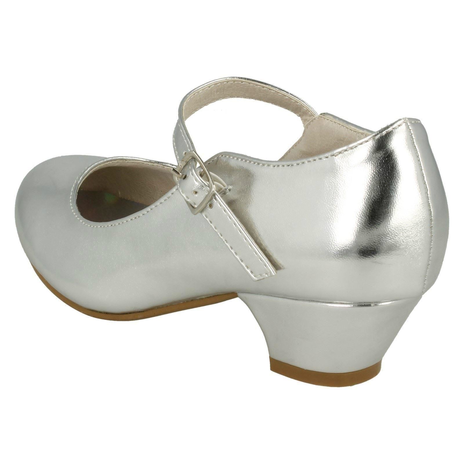 Girls Spot On Formal Mary Jane Style Party Shoes - Picture 13 of 28