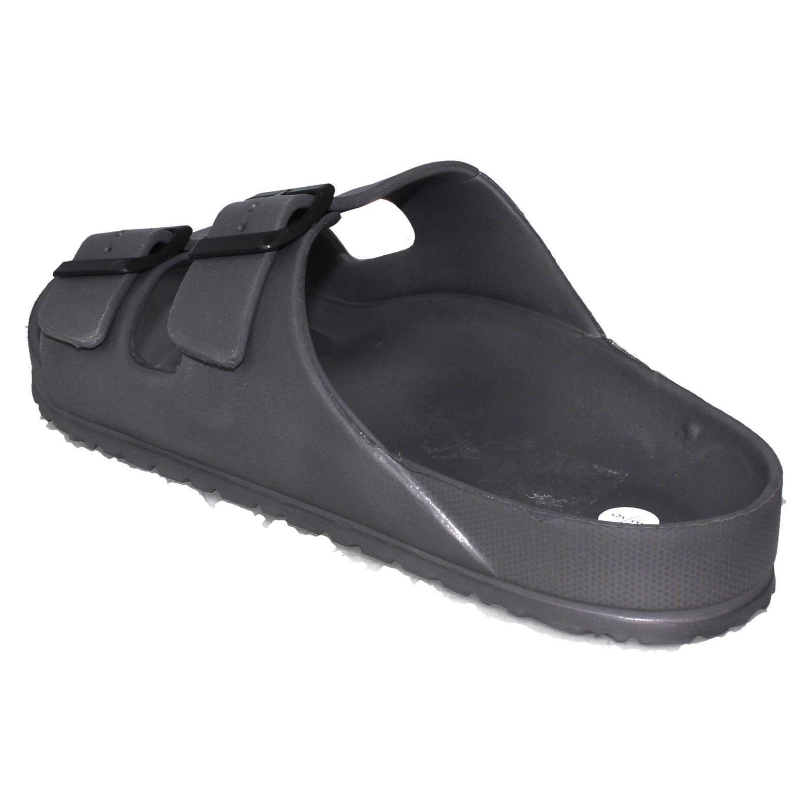 Mens Spot On Light Weight 'Mule' Sandals - Picture 4 of 28