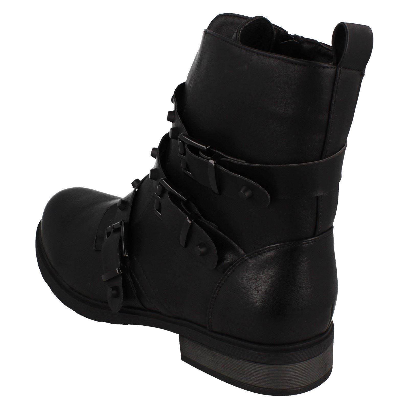 Ladies Spot On Ankle Boots - Picture 8 of 19