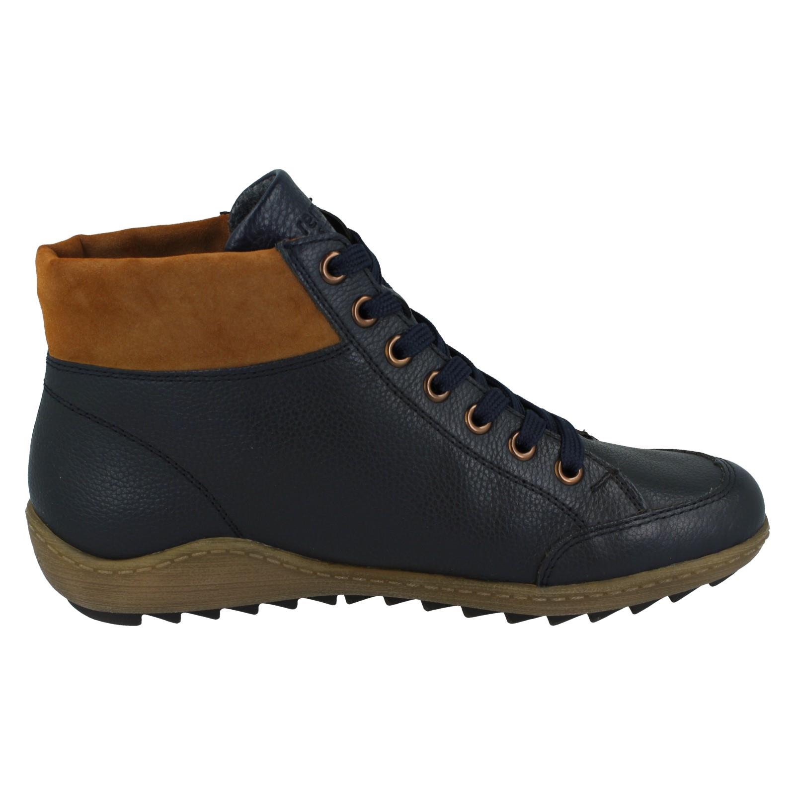 Ladies Remonte Ankle Boots With Remonte Tex 'R1457' - Picture 4 of 10