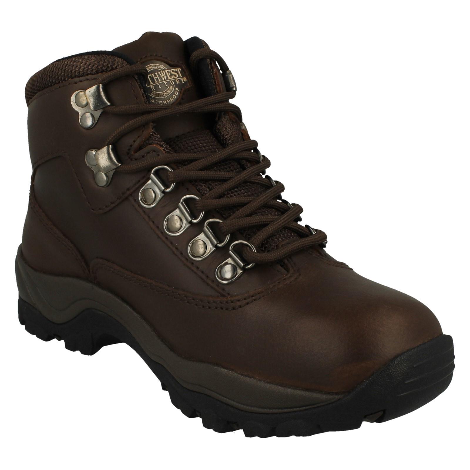 Ladies Northwest Territory Leather Hiking Walking Waterproof Ankle Boots 'Peak' - Picture 14 of 19