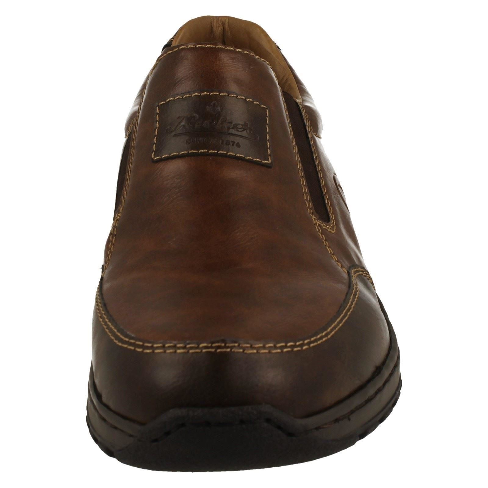 Mens Rieker Casual Extra Wide Slip On Shoes '03354' - Picture 3 of 10