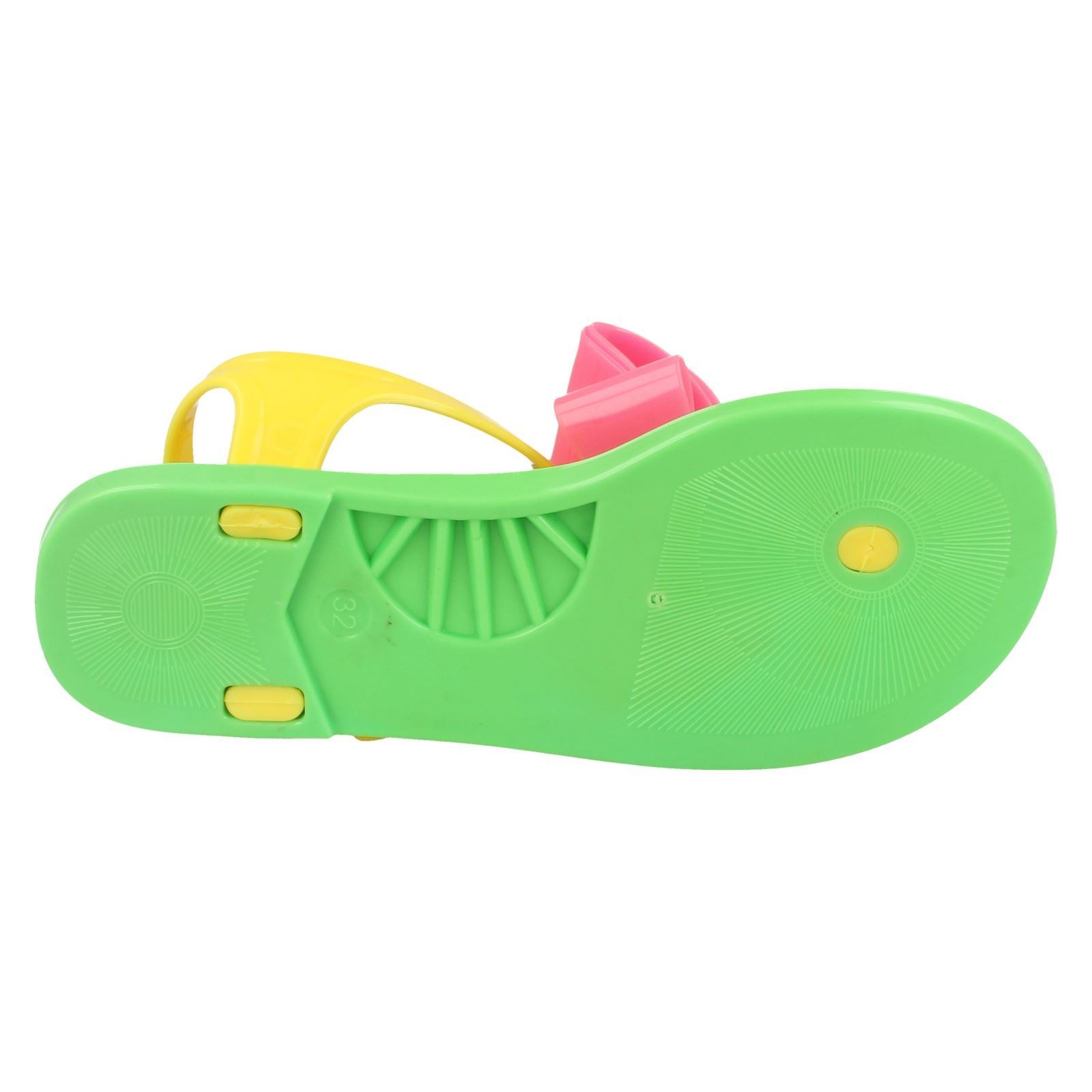 jelly toe post sandals