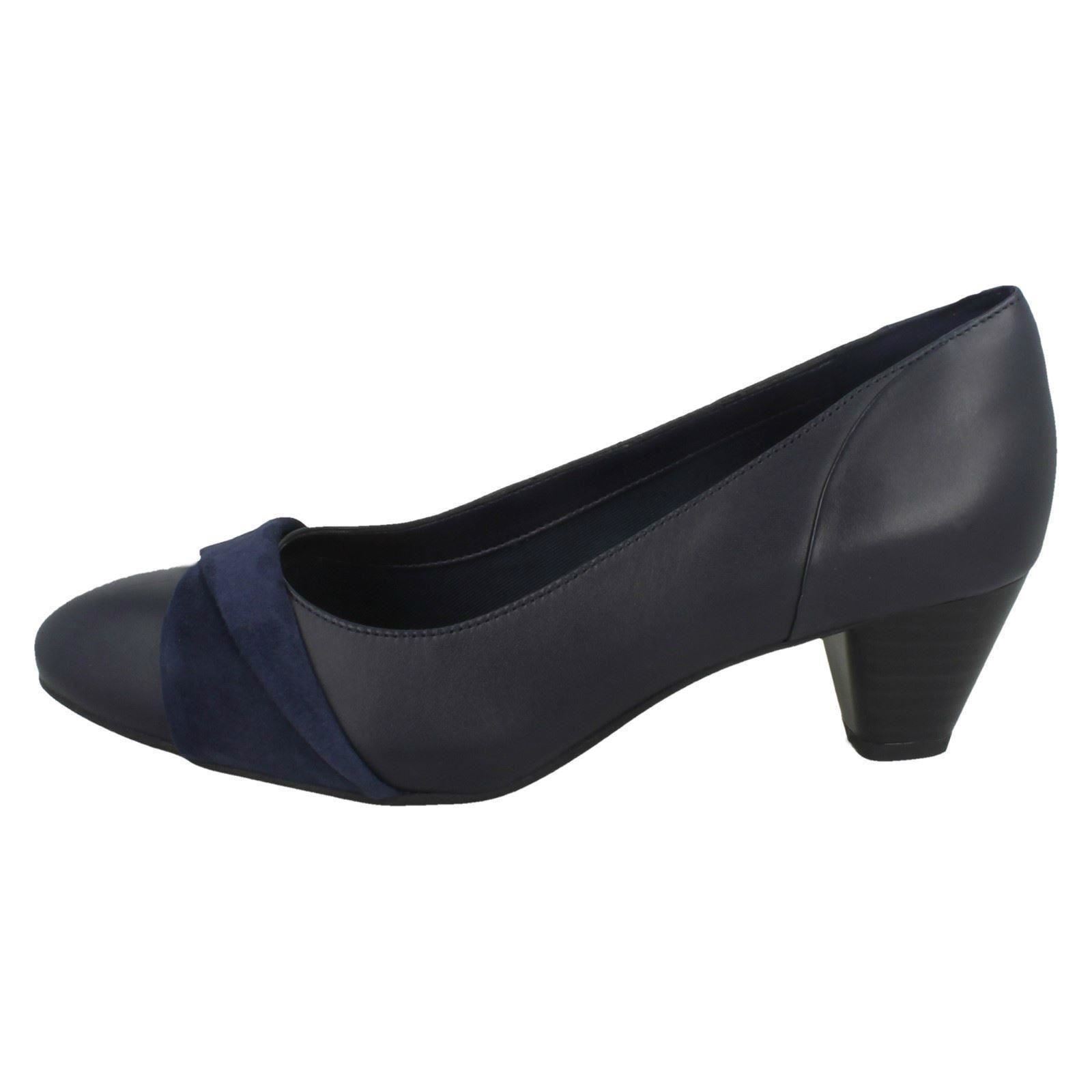 Ladies Ladies Ladies Clarks Formal Heeled Court shoes Denny Louise 26aa03 Ladies Ladies Ladies Clarks Formal Heeled Court shoes Denny Louise 26aa03