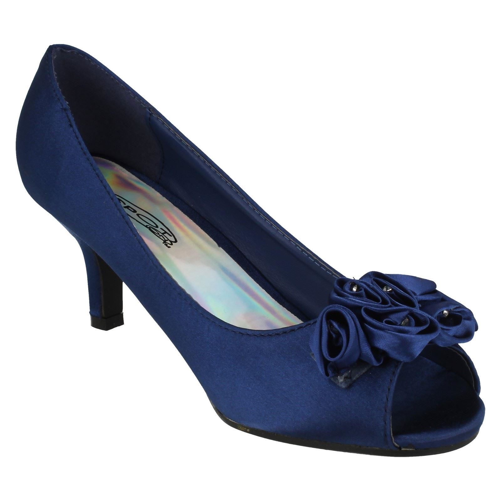 "Zapatos para dama Spot On Peep Toe con ""detalle floral"" - Imagen 35 de 55