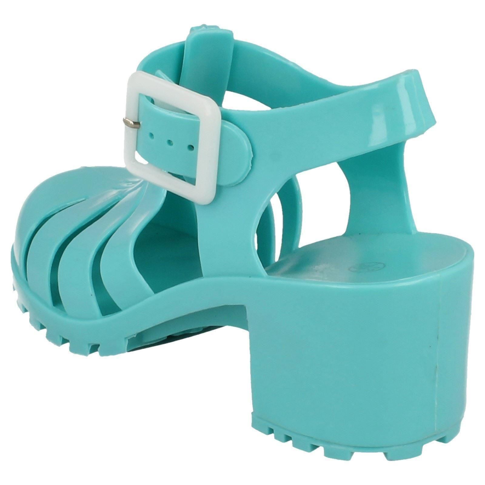 Girls Spot On Heeled "Jelly Shoes" - Picture 22 of 37