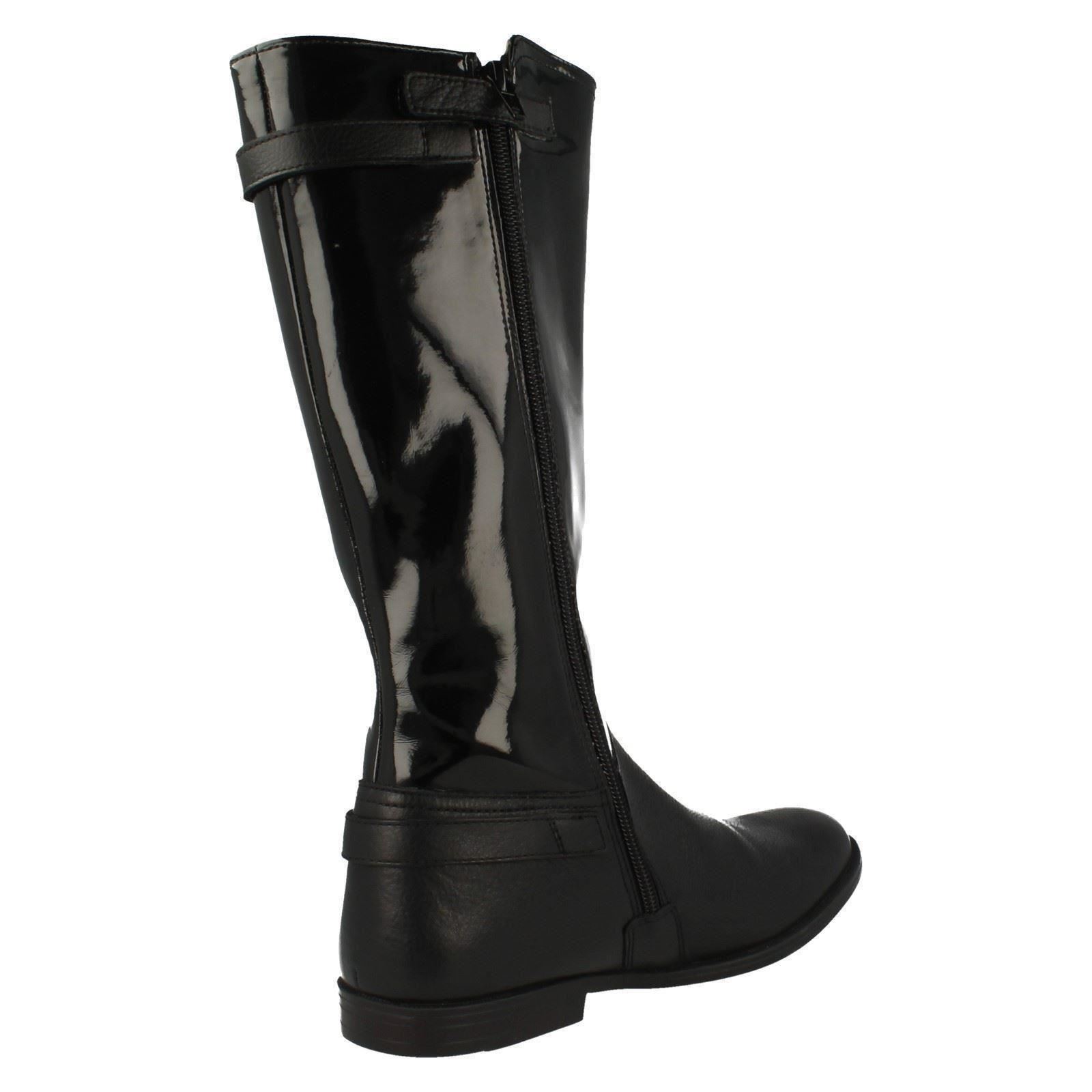 Girls Startrite Flat Knee High Boot with Buckle Details 'Cavaletti' - Picture 14 of 28