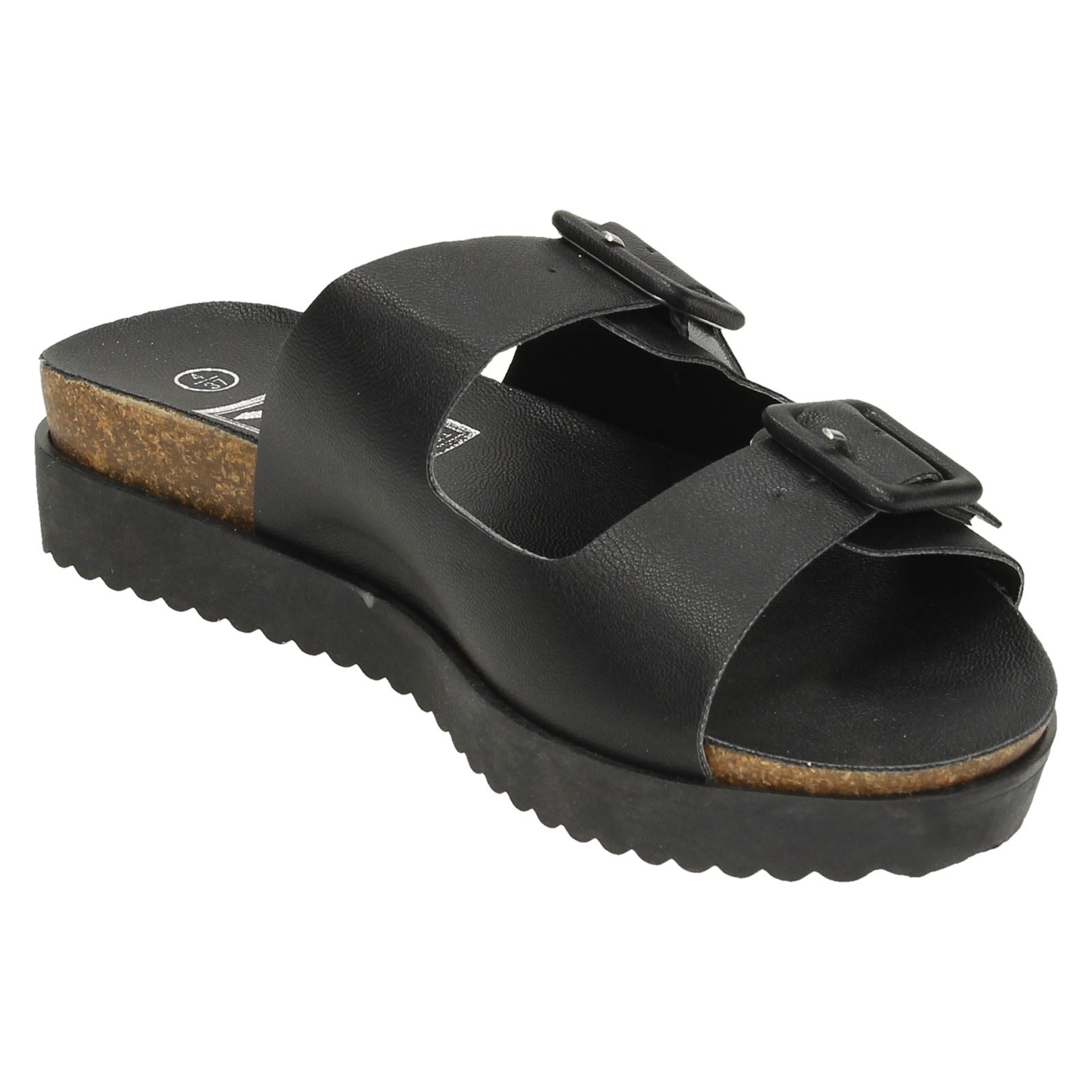 Ladies Down To Earth Flat Casual 'Sandals' - Picture 8 of 19