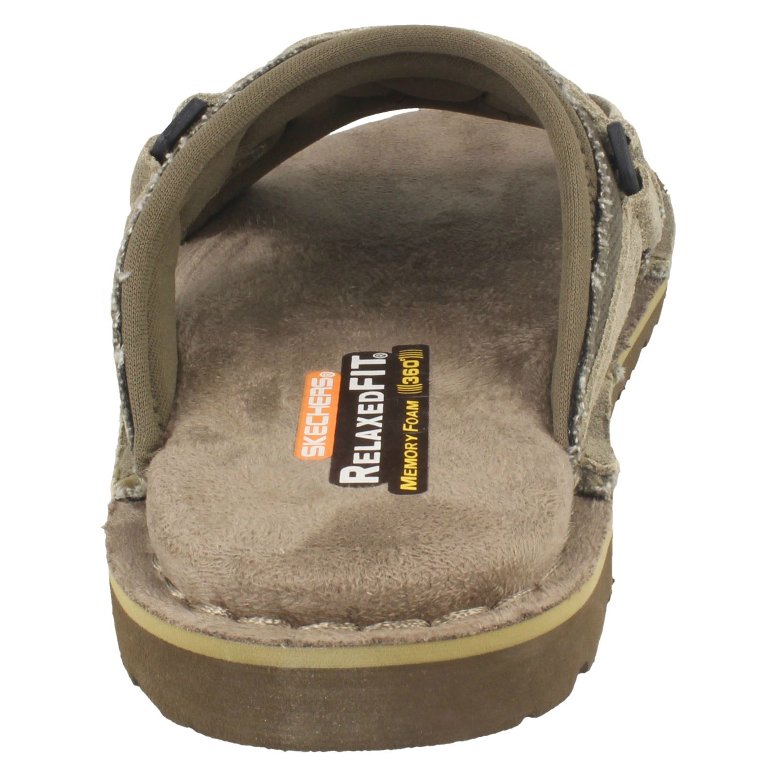 skechers sandals hombre beige