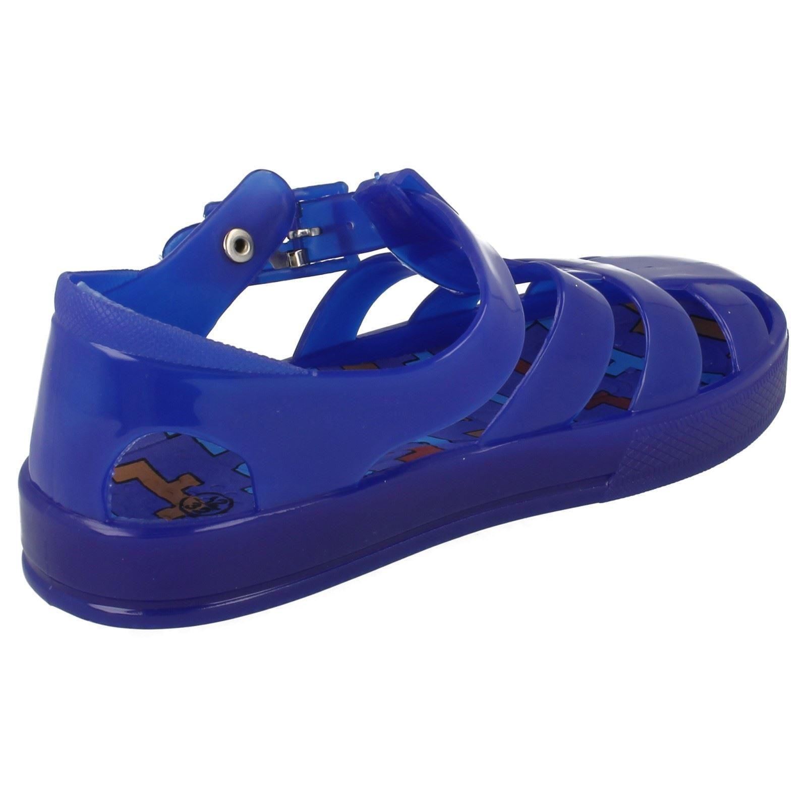 Childrens//Girls Closed Buckle Fasten Jelly Sandals SH154