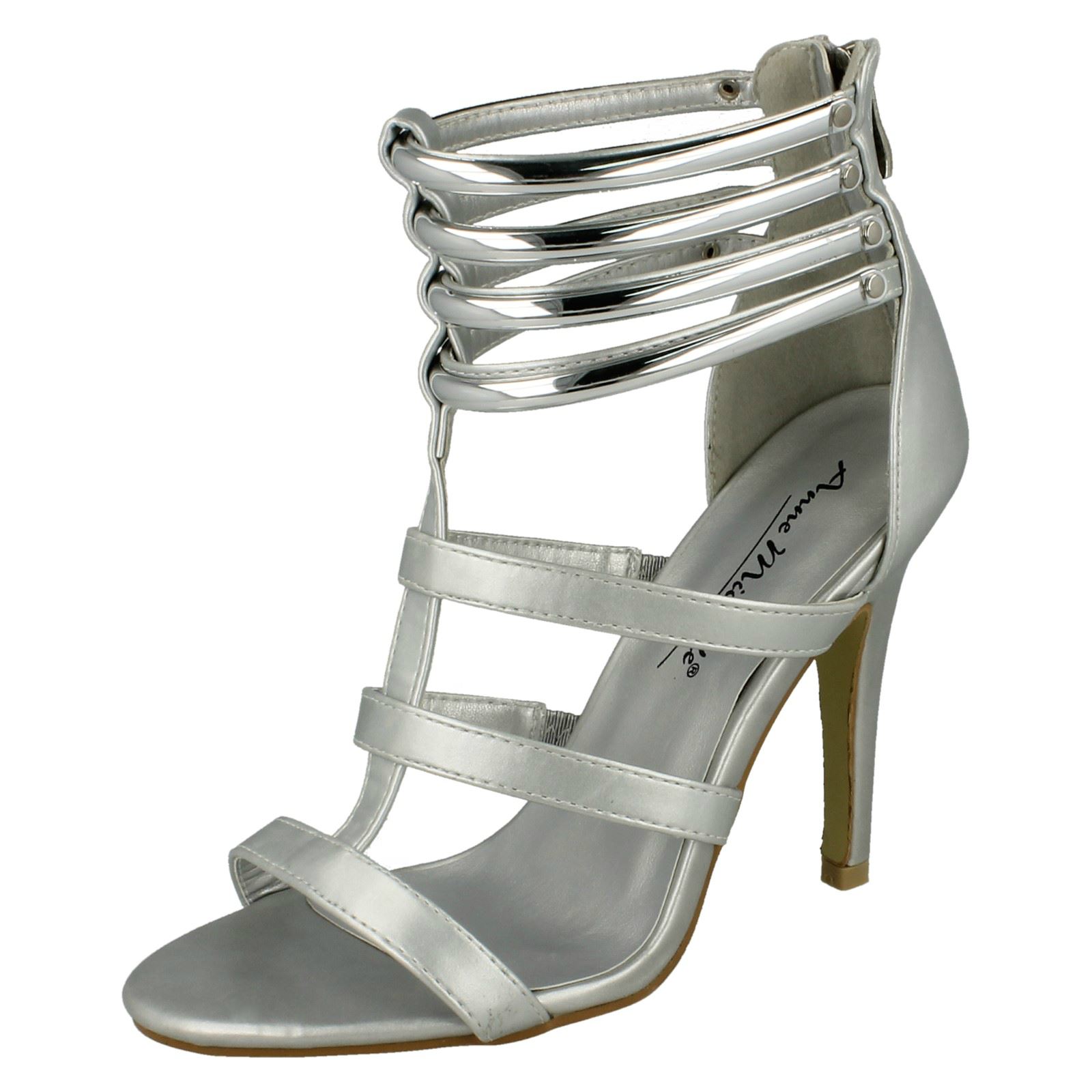 Ladies Anne Michelle Open Toe Heeled Sandals - Picture 20 of 28