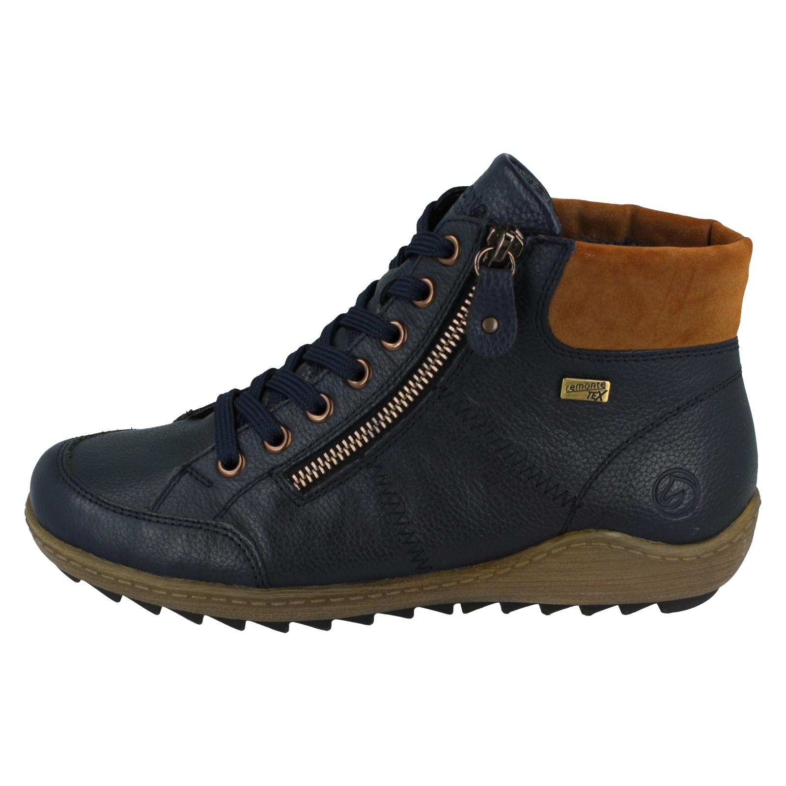 Ladies Remonte Ankle Boots With Remonte Tex 'R1457' - Picture 3 of 10