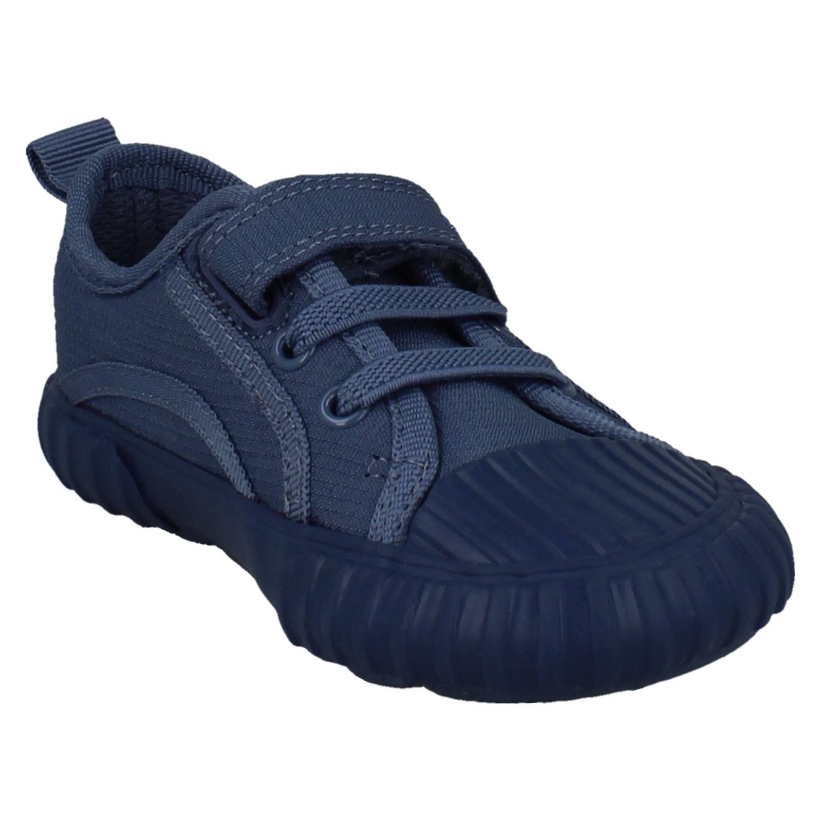 Kids Clarks Stretch Sport Style Washable Canvas Shoes "Foxing Stitch - Picture 17 of 37