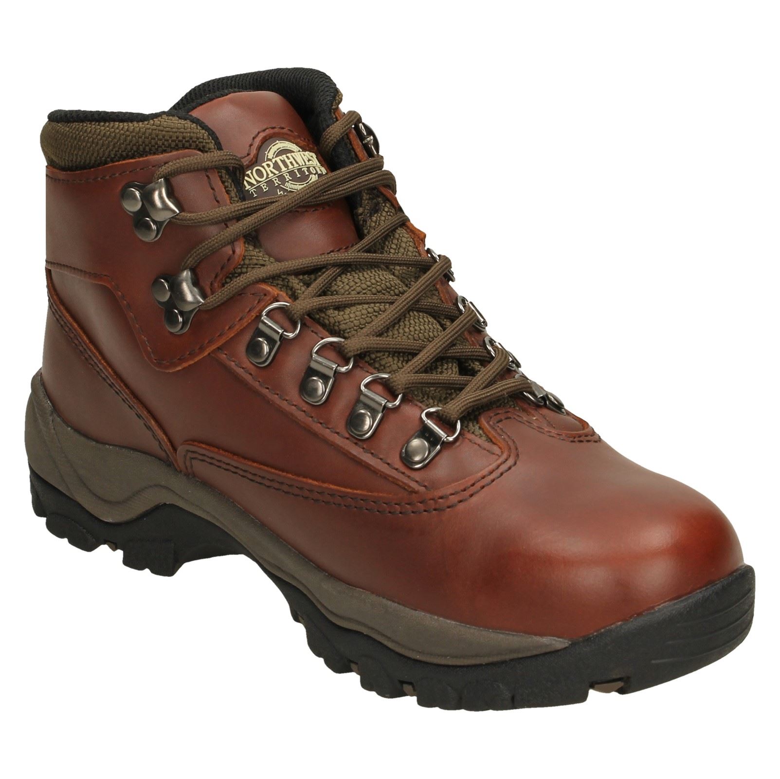 Ladies Northwest Territory Leather Hiking Walking Waterproof Ankle Boots 'Peak' - Picture 8 of 19