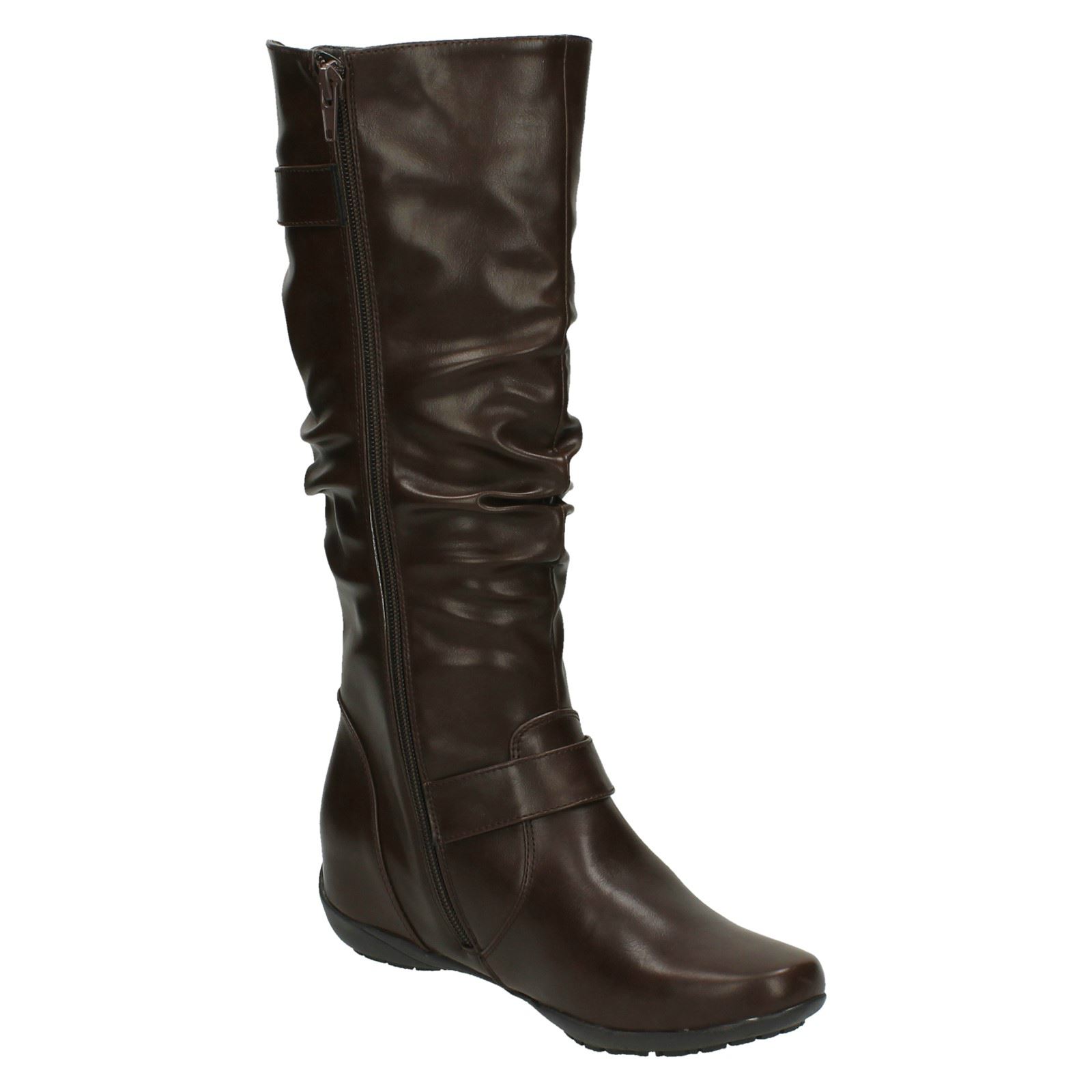 "Botas planas de pierna alta para damas ""F4R386"" - Imagen 17 de 19