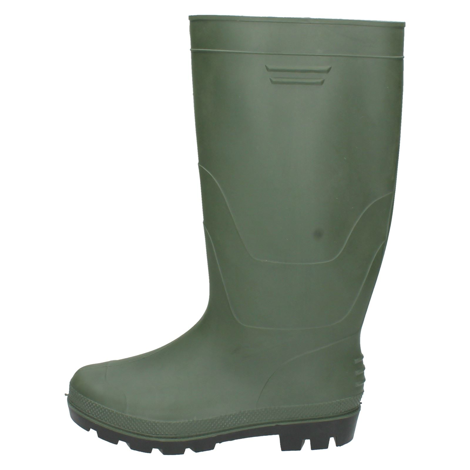 Ladies Spot On Flat 'Wellington Boot' - Picture 3 of 10