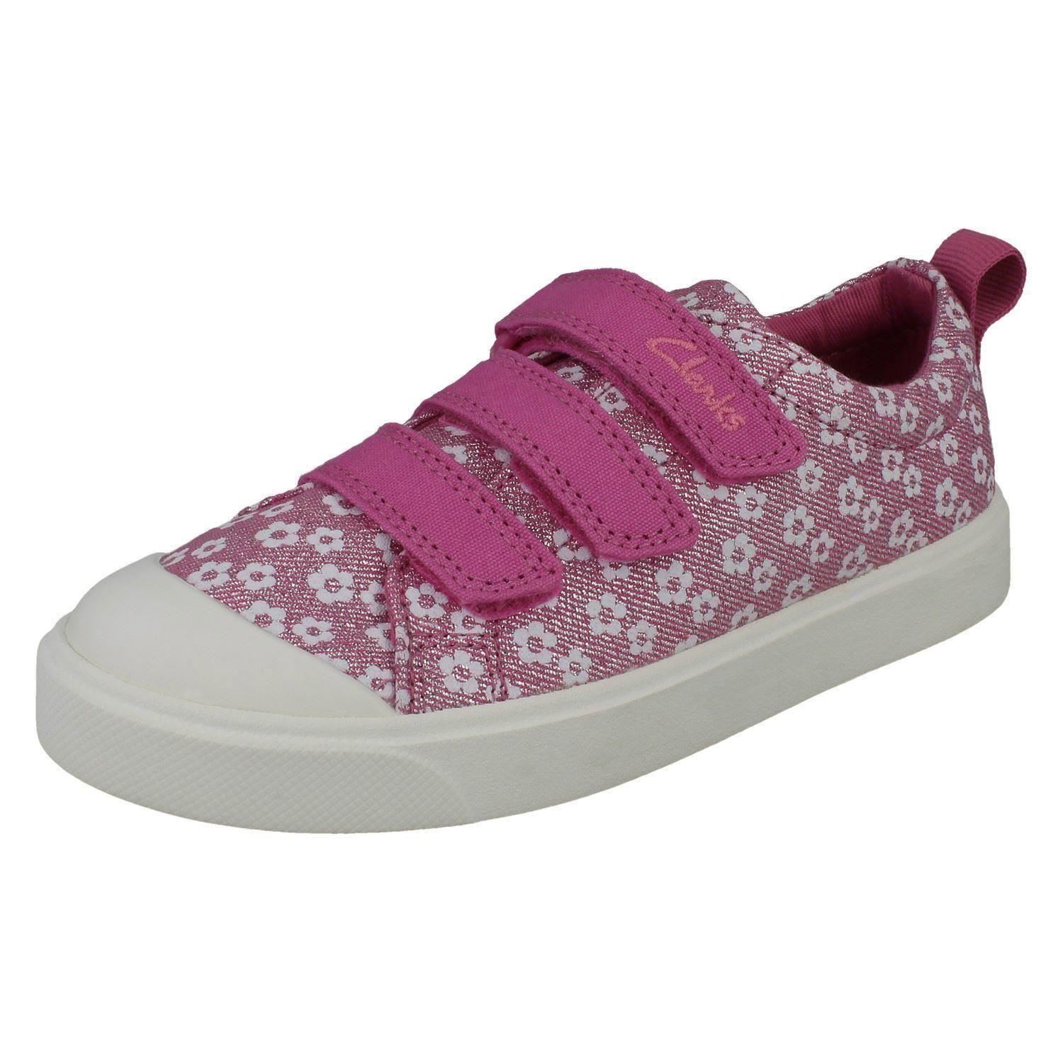 Girls Clarks Machine Washable Casual Shoes City Vibe - Picture 10 of 11