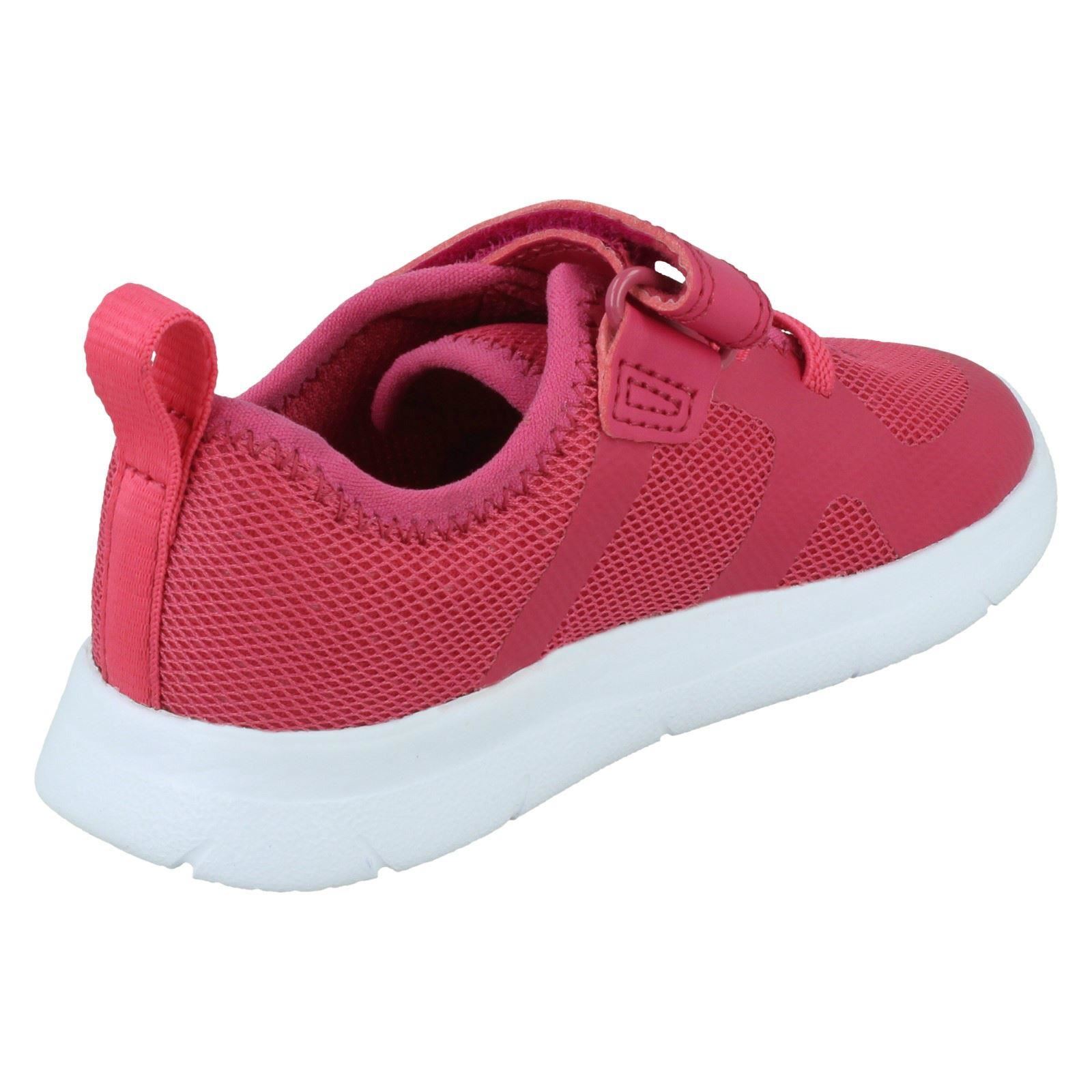 Childrens Unisex Girls Boys Clarks Casual Trainers *Ath Flux* - Picture 64 of 64