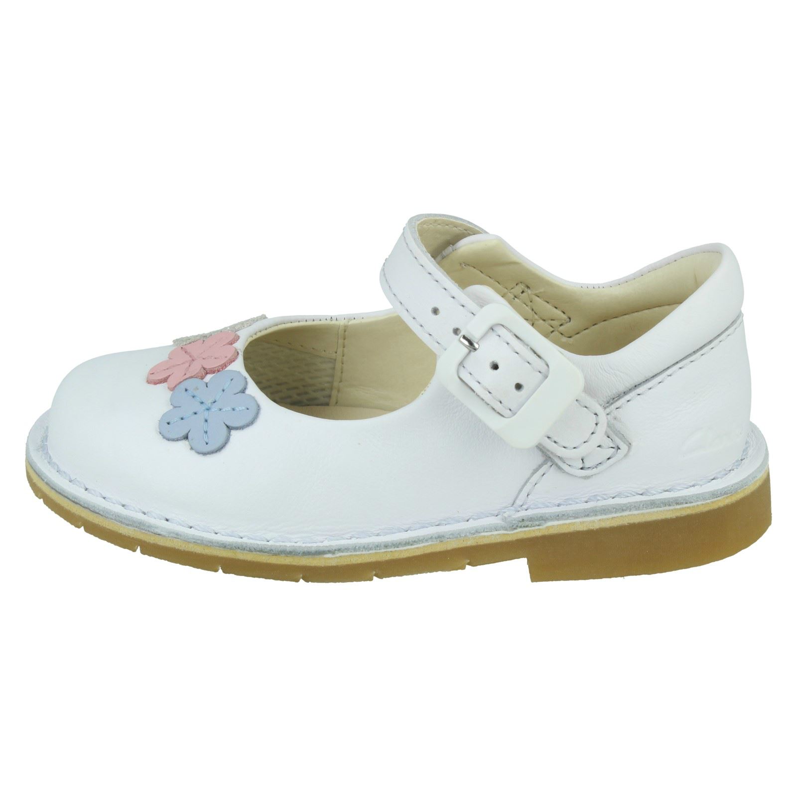 Zapatos informales de cuero con gancho y bucle para niñas Clarks gema cometa - Imagen 12 de 19