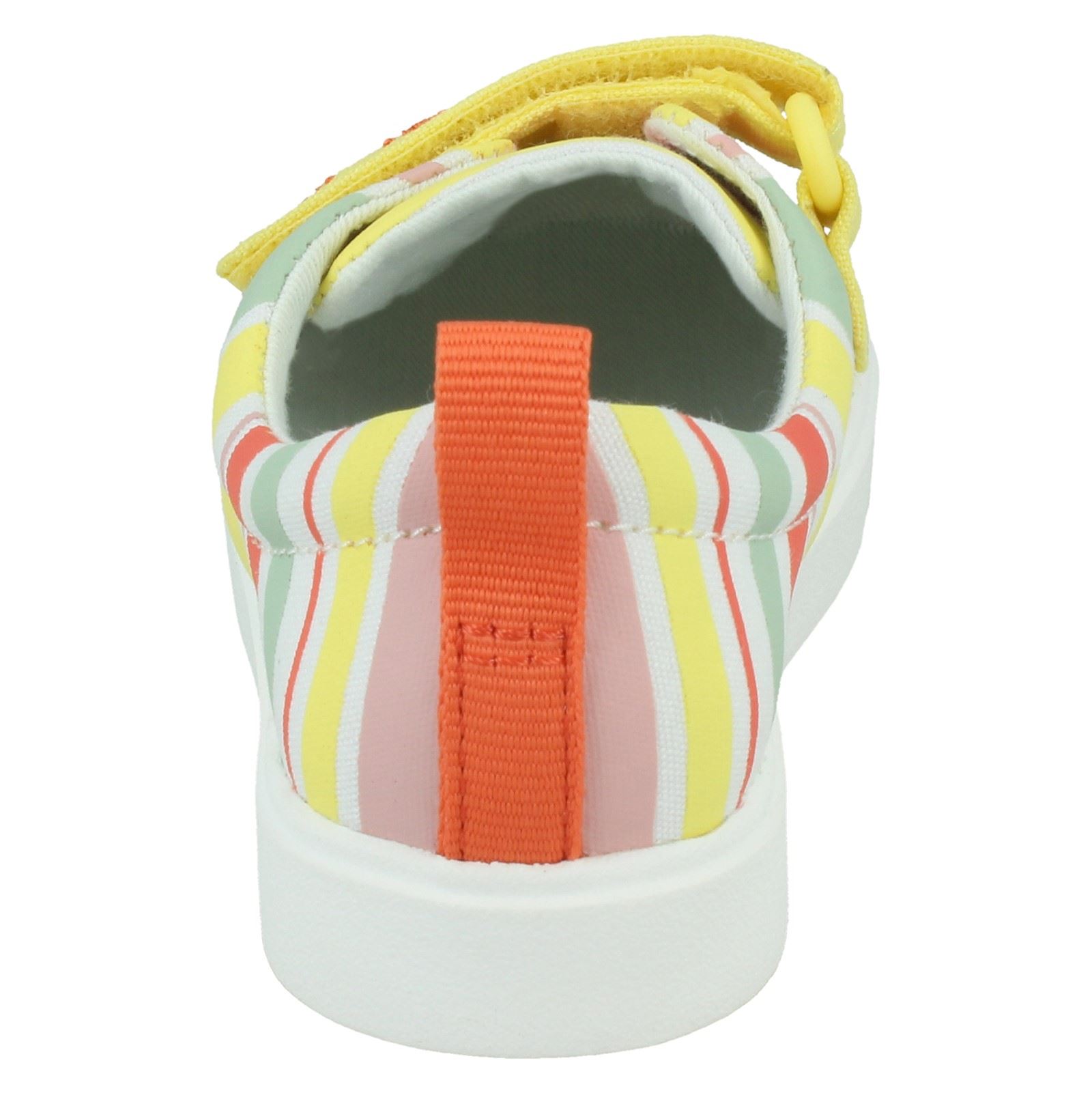 Scarpe in tela con chiusura casual con gancio e anello per bambini Clarks città luminose - Foto 23 di 28