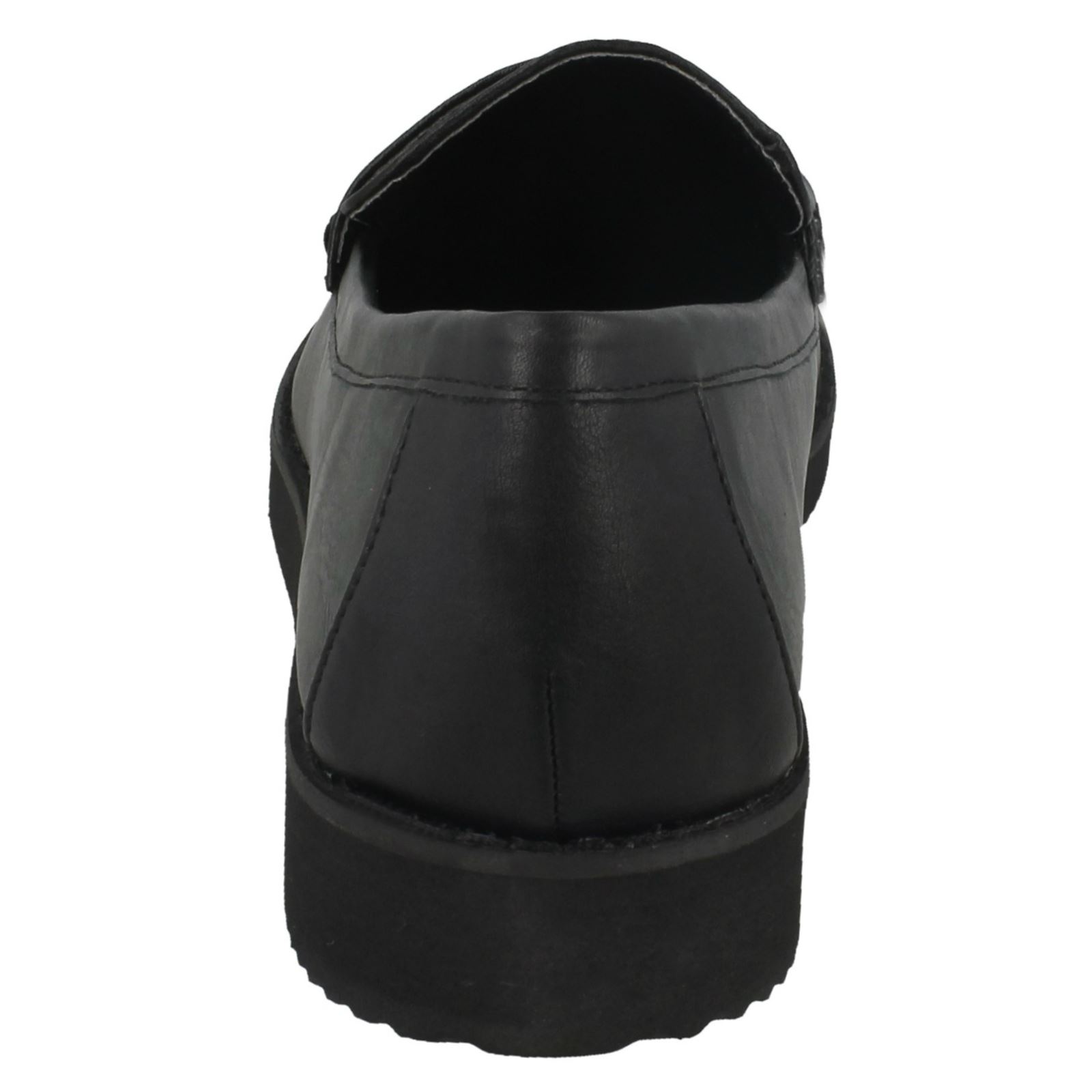 Ladies Spot On Saddle Trim Thick Sole /'Shoe/'