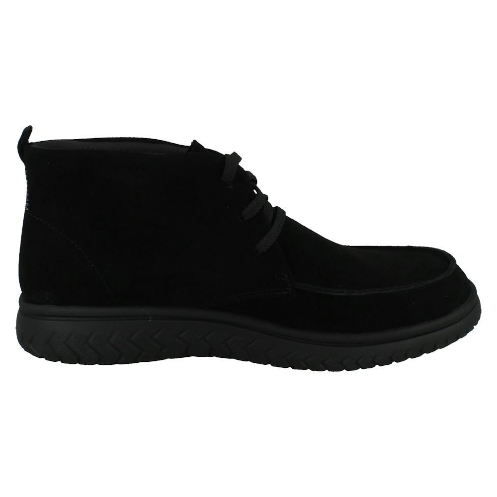 Mens Clarks Suede Leather Moccasin Lace Up Smart Casual Boots: RelaxLite Moc - Picture 7 of 19