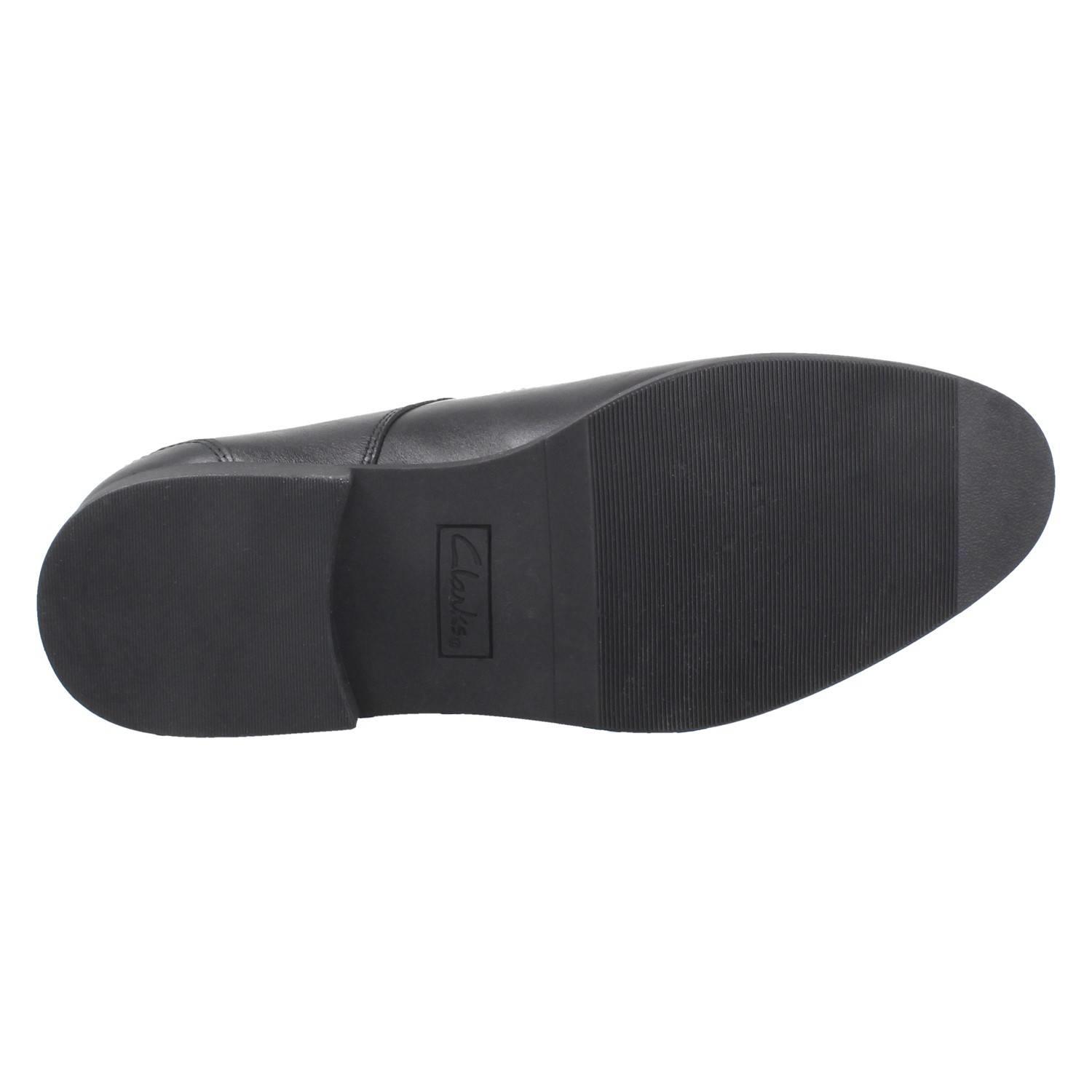 Ragazze Clarks Colletto Imbottito Classico Leather a T Fibbia Scuola Scarpe Tapa - Foto 19 di 20