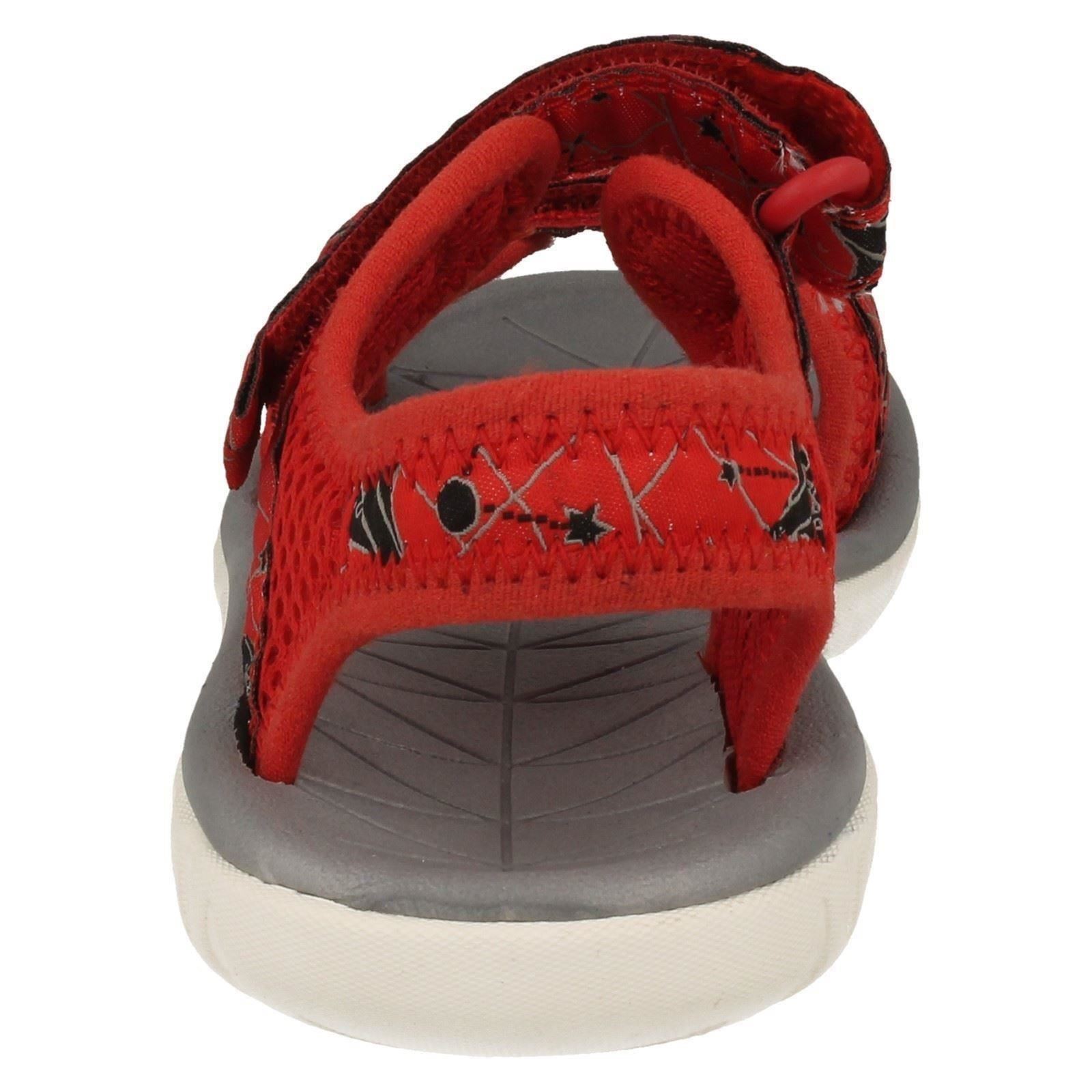 Childrens Clarks Casual Hook & Loop Textile Summer Sandals Surfing Tide K - Picture 59 of 73