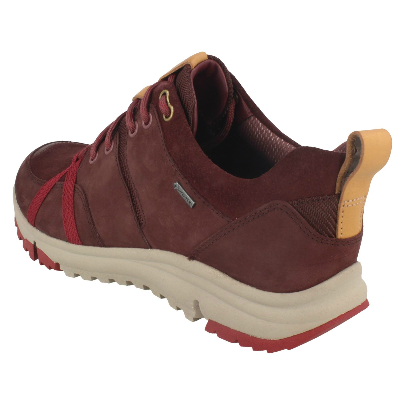 Ladies Clarks Trainer Style Lace Up Fastening Leather Chaussures Chaussures Chaussures - 'Tri Trek Gtx' 48cbc4 Ladies Clarks Trainer Style Lace Up Fastening Leather Chaussures Chaussures Chaussures - 'Tri Trek Gtx' 48cbc4