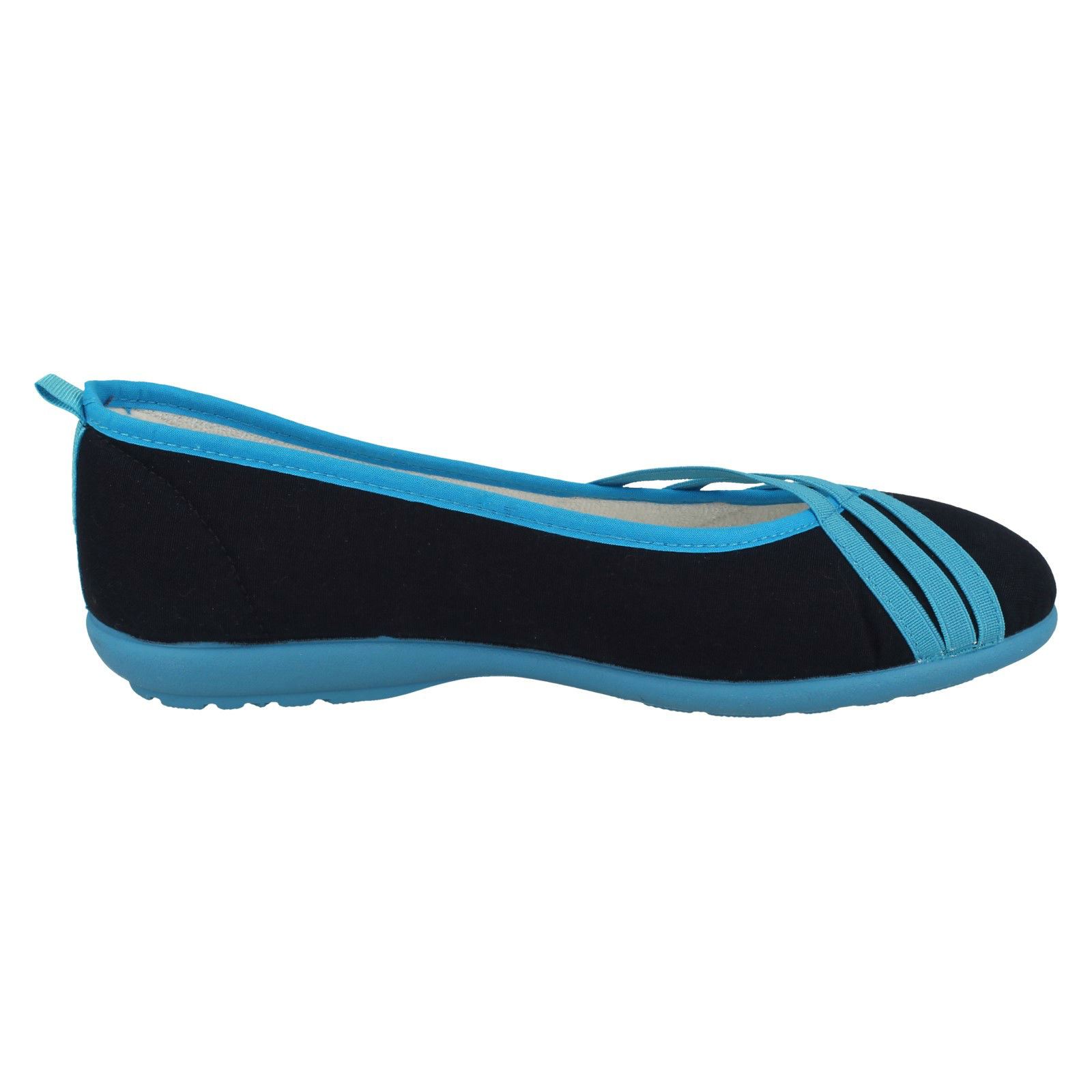 Ladies Easy B Casual Canvas Shoes 'Sunflower' - Picture 9 of 10