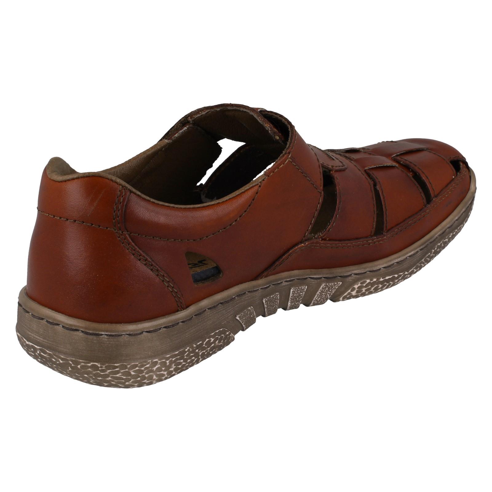 Men Rieker Casual Extra Wide Closed Toe Sandals '03578' - Picture 4 of 10