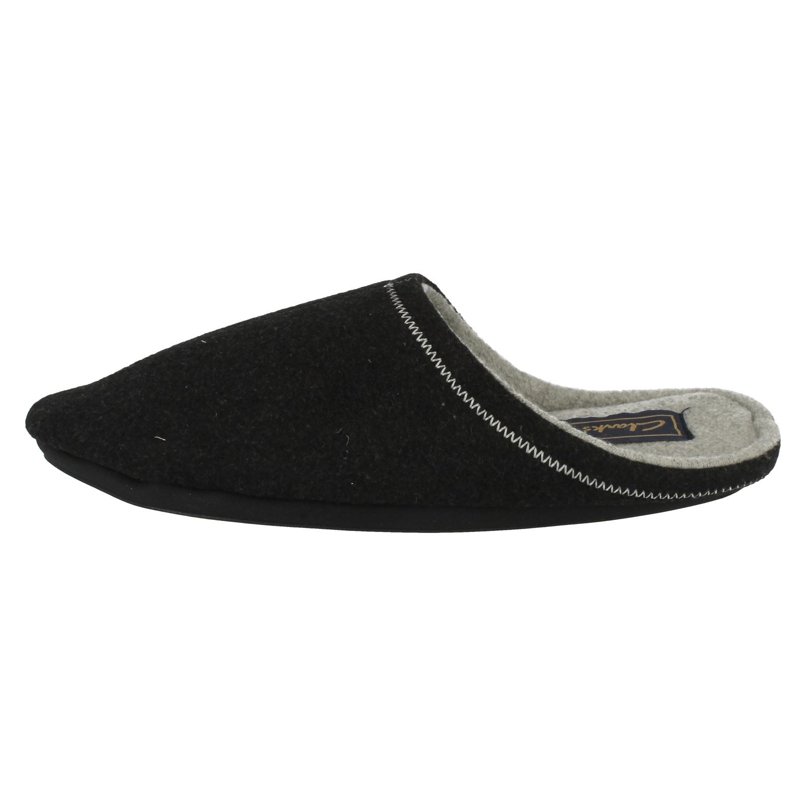 Black 'kite Blast' Mens Slippers Fabric Mule Clarks qzzv8Y