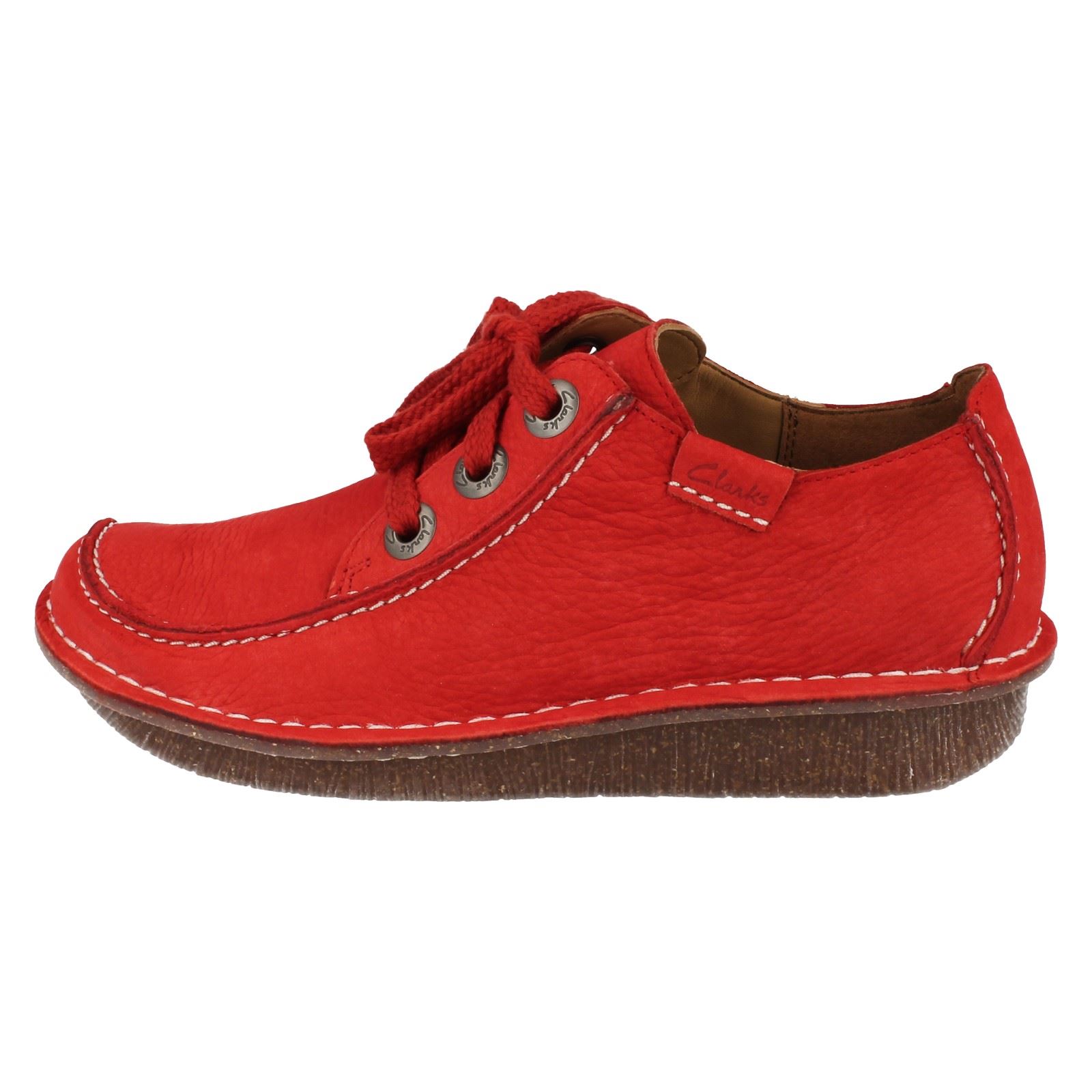 Scarpe Casual In Pelle Clarks Da Donna Lace Up Funny Dream - Picture 96 of 145
